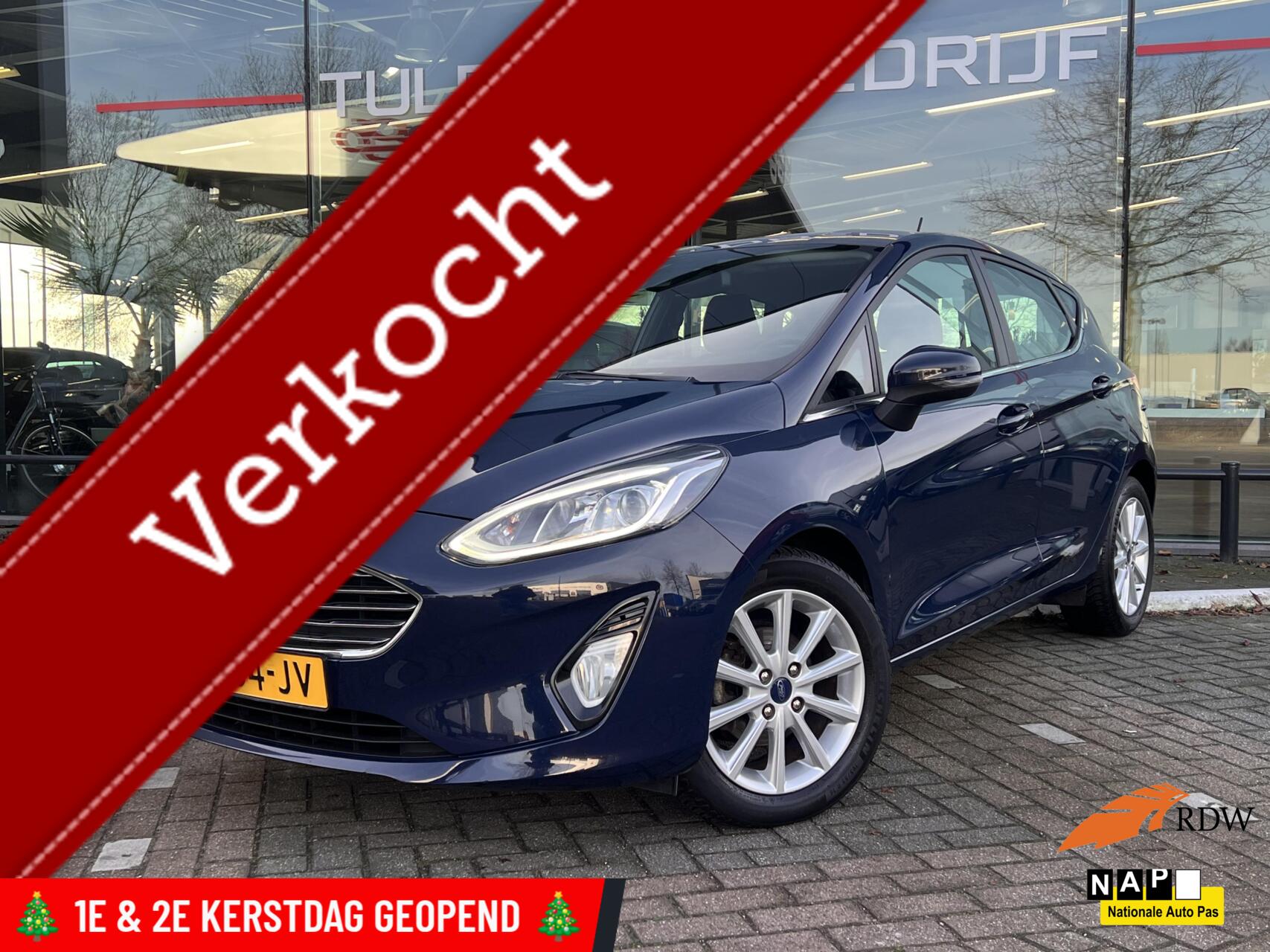 Ford Fiesta 1.0 EcoBoost Titanium 5 Deurs Clima Cruise NAP 2019 - voorkant
