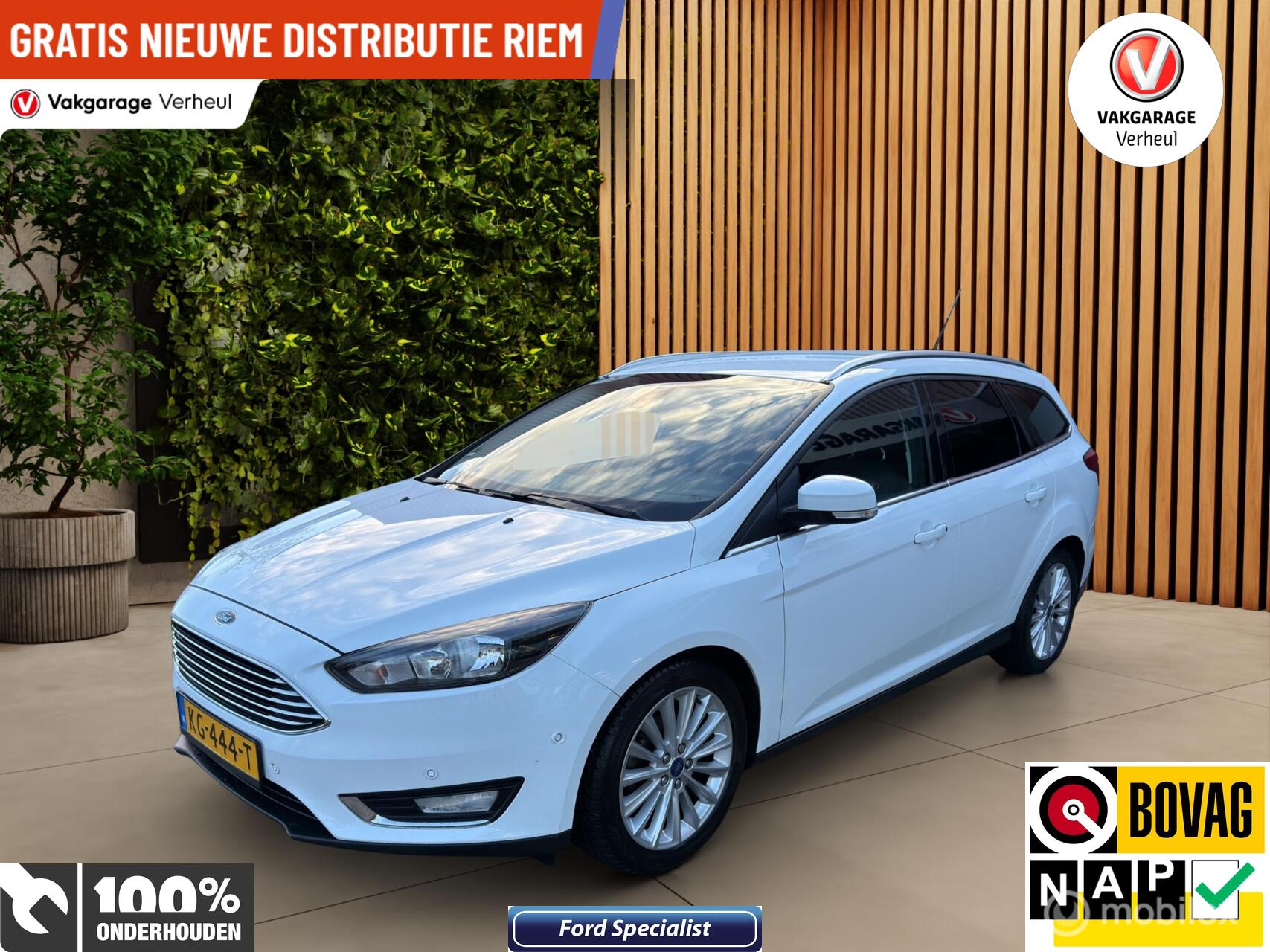 Ford Focus 1.0 Titanium|125pk|Navi|Nap|Boekjes 2016 - voorkant
