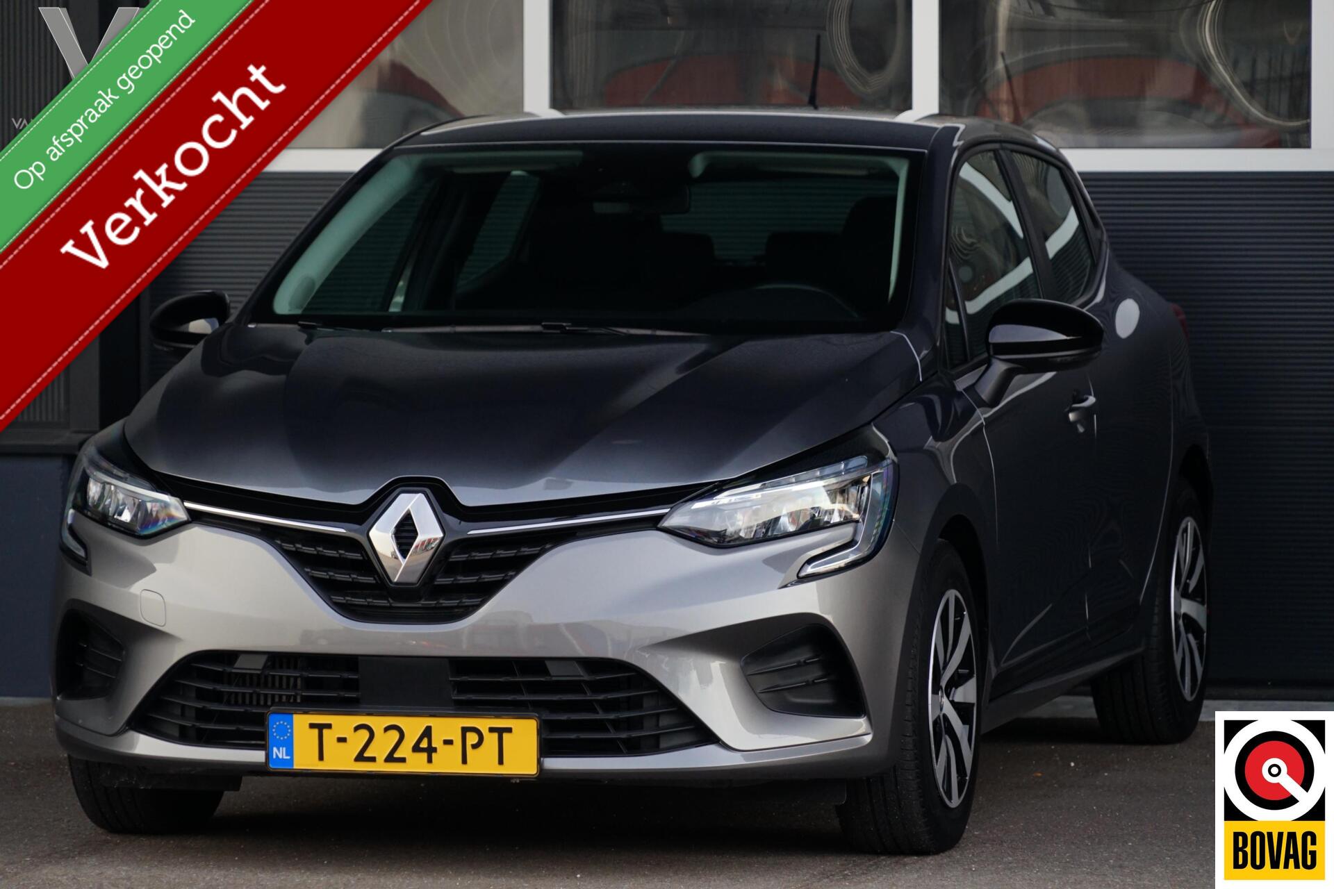 Renault Clio 1.0 TCe 90 Equilibre, NL, CarPlay, LED, cruise 2023 - voorkant