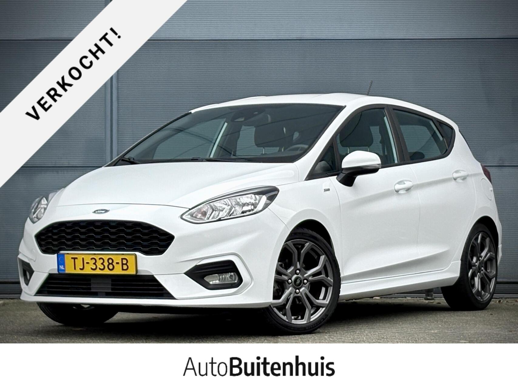 Ford Fiesta 1.0 EcoBoost ST-Line|1e Eigenaar|NAVI|CARPLAY|CRUISE|CLIMATE|DAB+ 2018 - voorkant