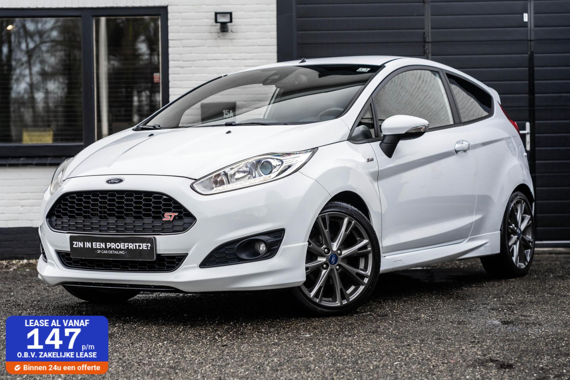 Ford Fiesta 1.0 EcoBoost 125PK ST-Line LED LAGE KM Climate 2017 - voorkant