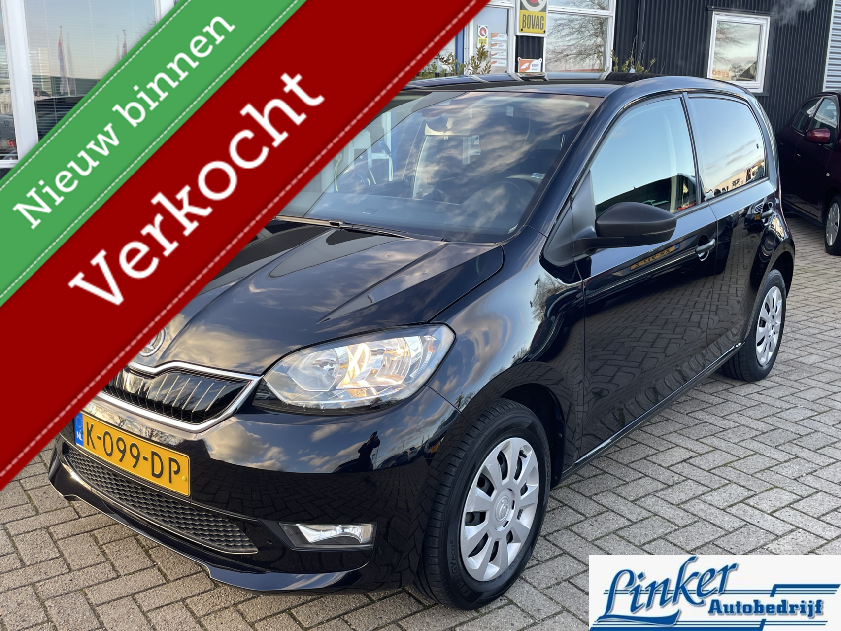 Skoda Citigo E-iv EV Ambition - NL-AUTO CRUISE AIRCO 2020 - voorkant