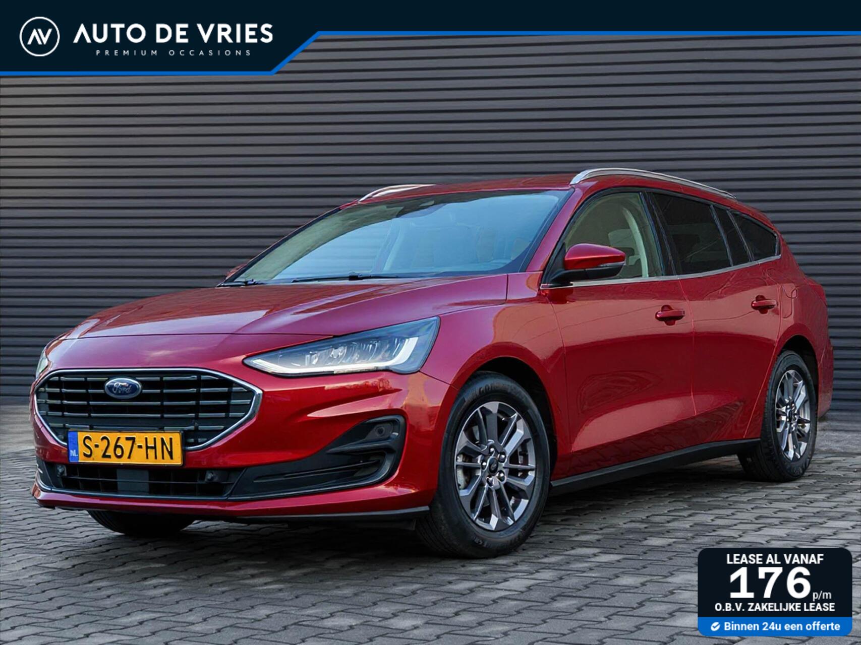 Ford Focus 1.0 EcoBoost 125pk Hybrid Titanium | Navigatie | Camera | Full LED | Nieuw model 2023 - voorkant