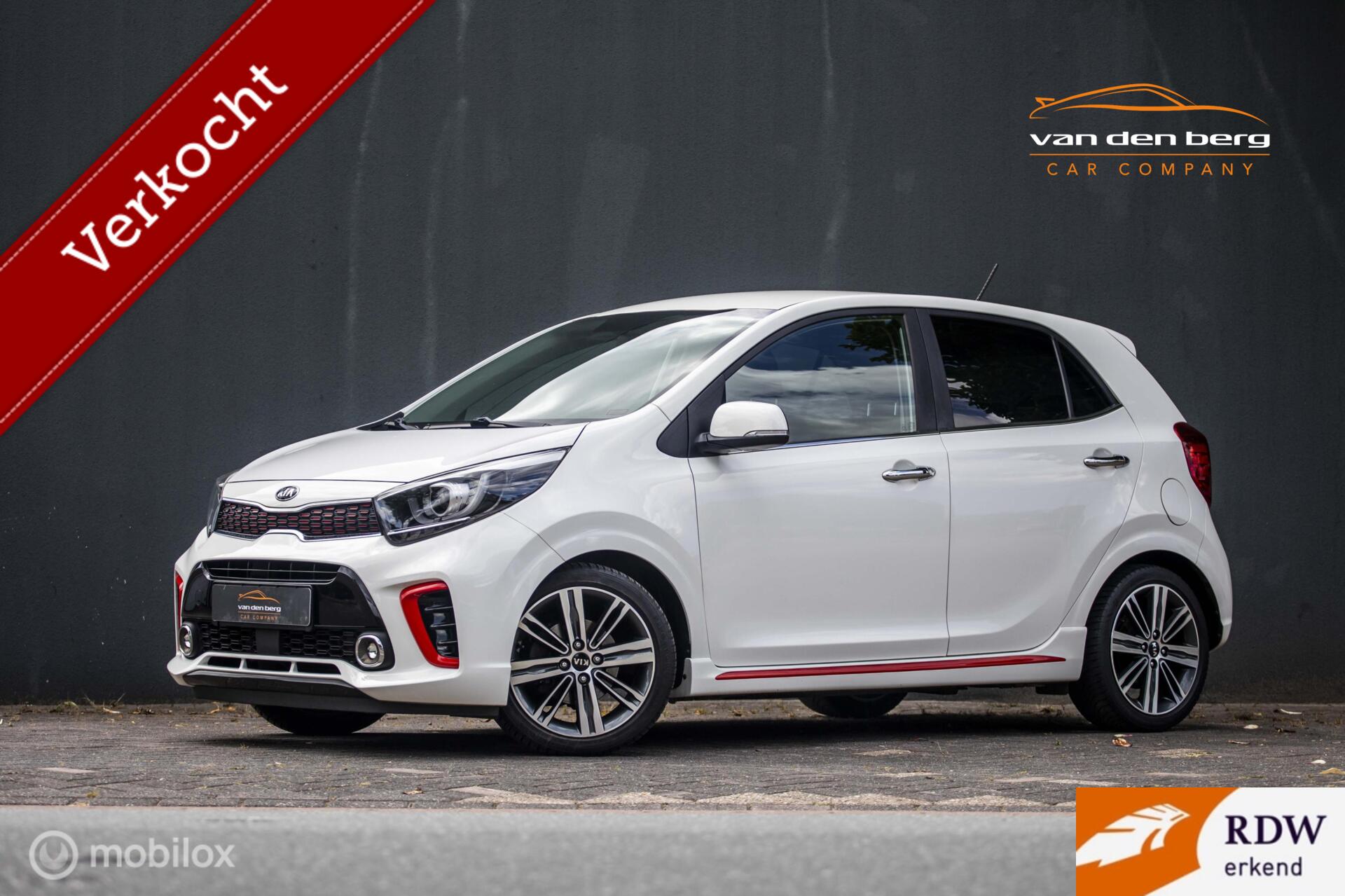 Kia Picanto 1.2 CVVT GT-Line stoel- en stuur verw, leer 2017 - voorkant