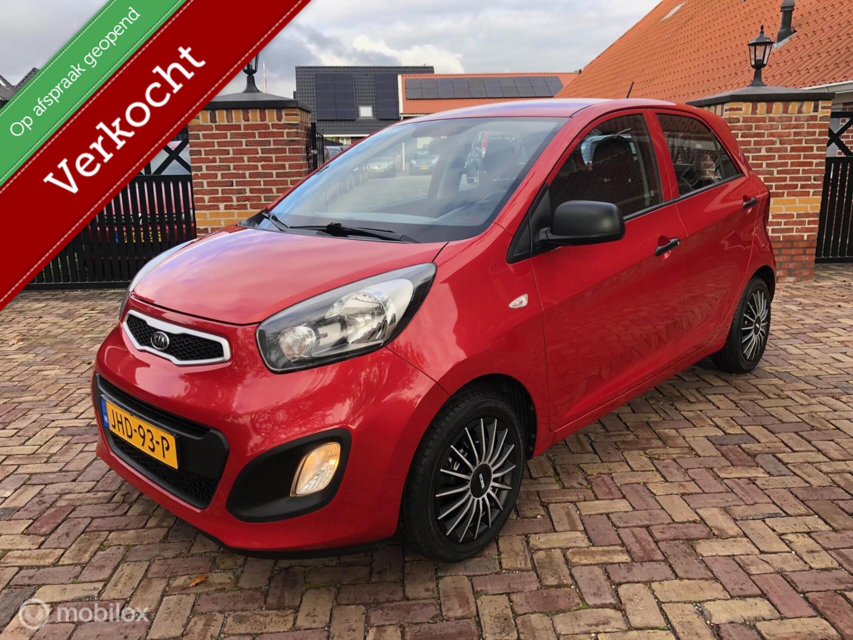 Kia Picanto 1.0 CVVT Airco 1e eigenaar Weinig KM!! 2012 - voorkant