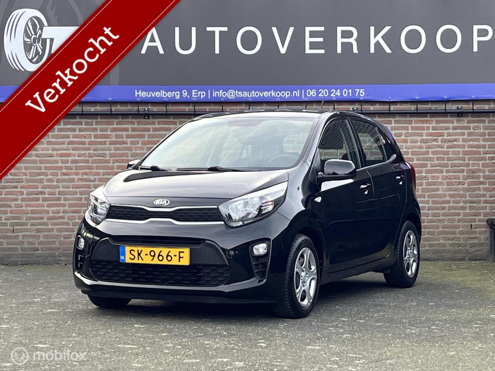 Kia Picanto 1.0 CVVT EconomyPlusLine+NAP+S&S 2018 - voorkant