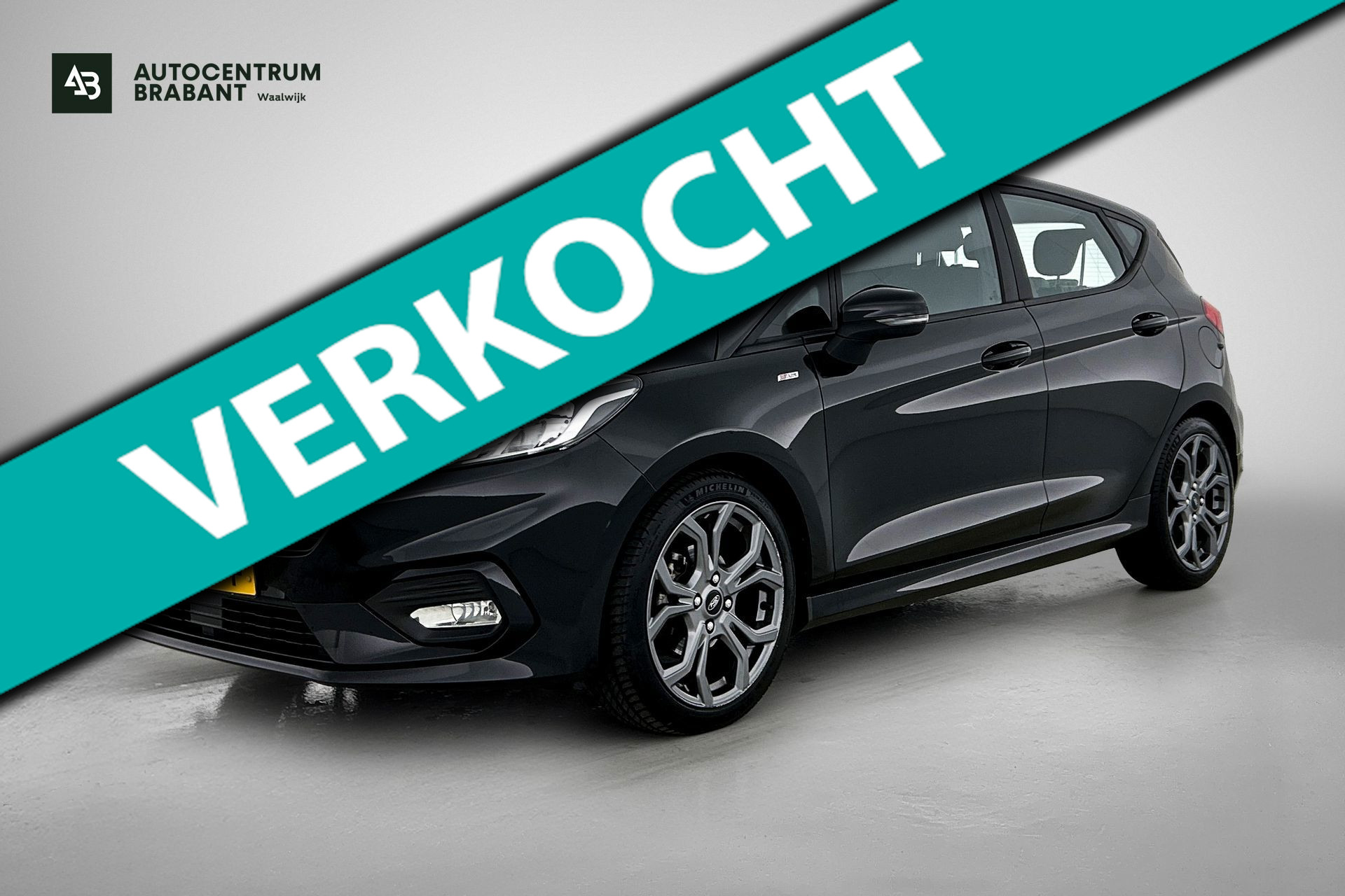 Ford Fiesta 1.0 EcoBoost ST-Line (NAVIGATIE, CARPLAY, LED, STUURBEDIENING, CLIMA, 1e EIGENAAR, GOED ONDERHOUDEN) 2018 - voorkant