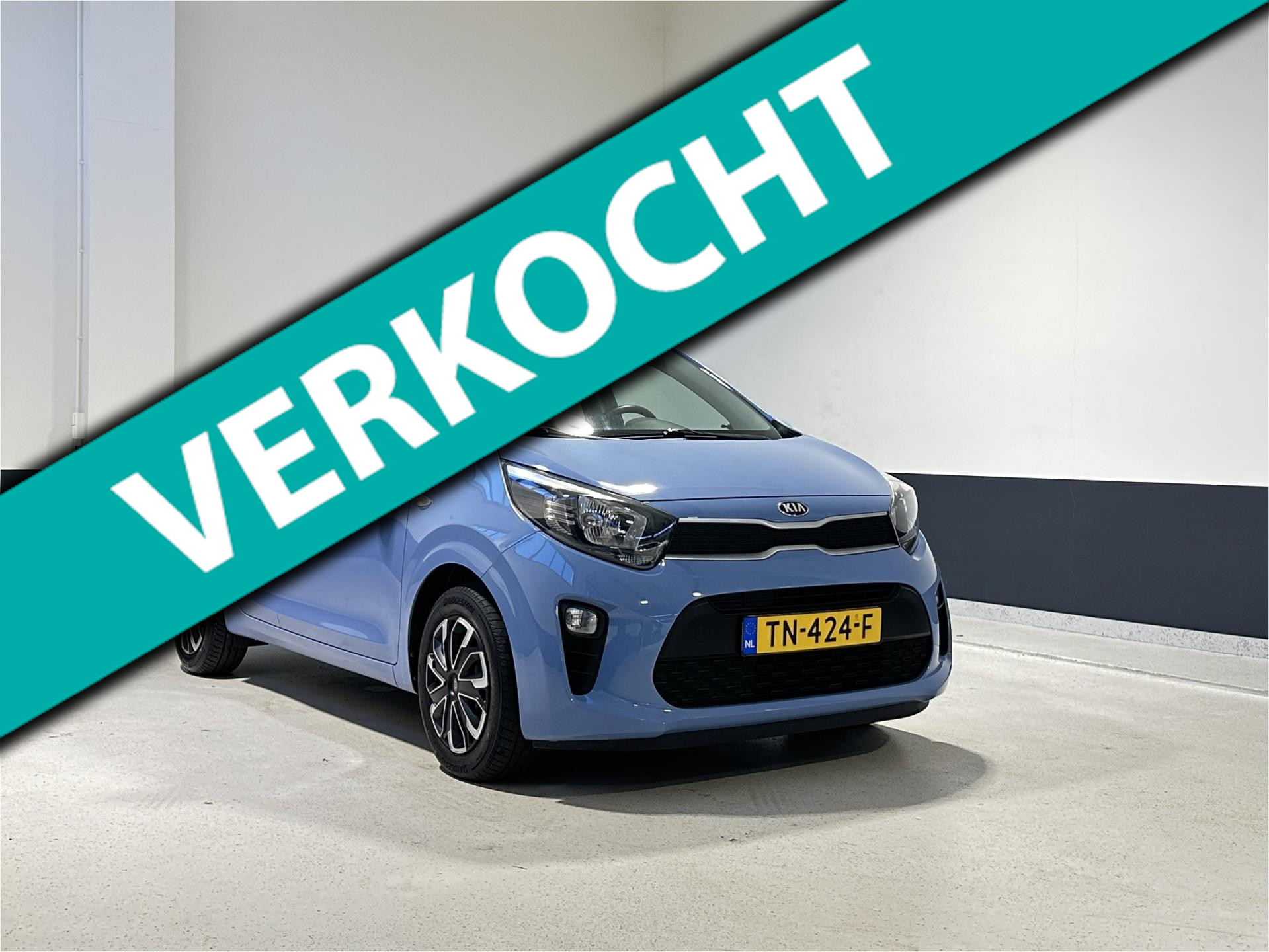 Kia Picanto 1.0 CVVT EconomyPlusLine | Bluetooth | Airco | NL | 2 Eig | 2018 - voorkant