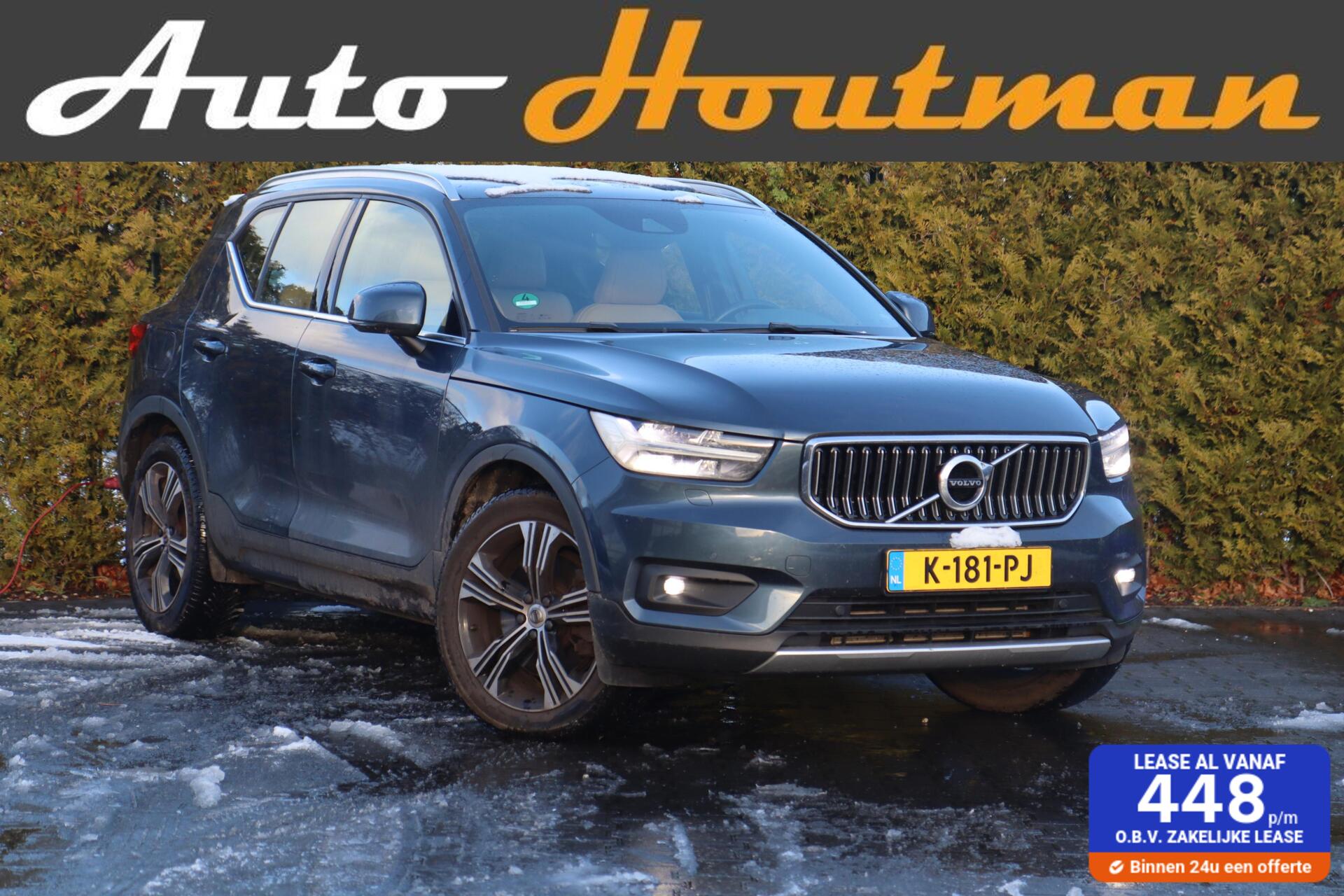 Volvo XC40 1.5 T5 Recharge Inscription 262 Pk ACC | Carplay | Digidash | Leder | Trhk Elektr. | Memory seat | Harmon Kardon | Camera | Pdc | Key-less 2020 - voorkant