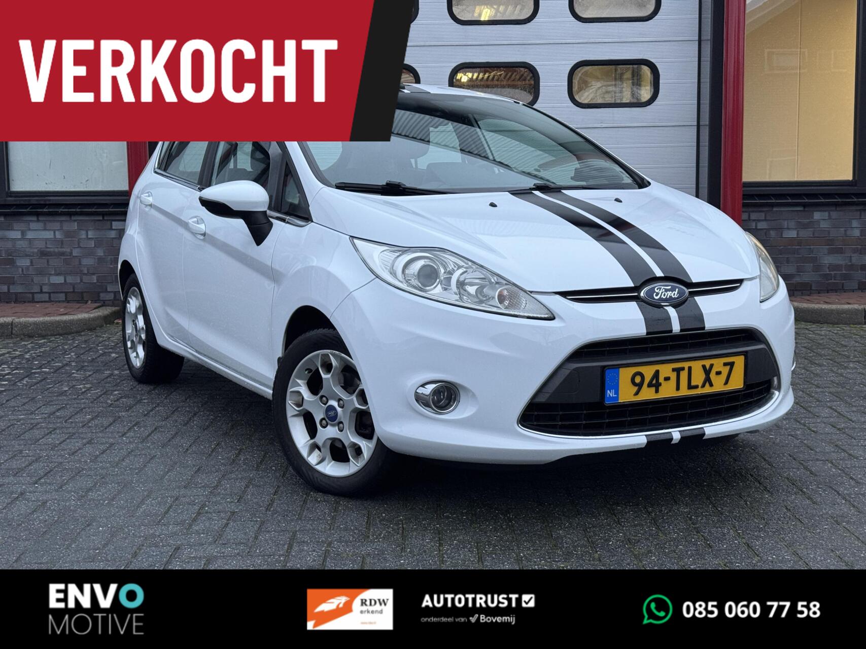 Ford Fiesta 1.25 Titanium Cruise/Bluetooth/Multimediasysteem 2012 - voorkant