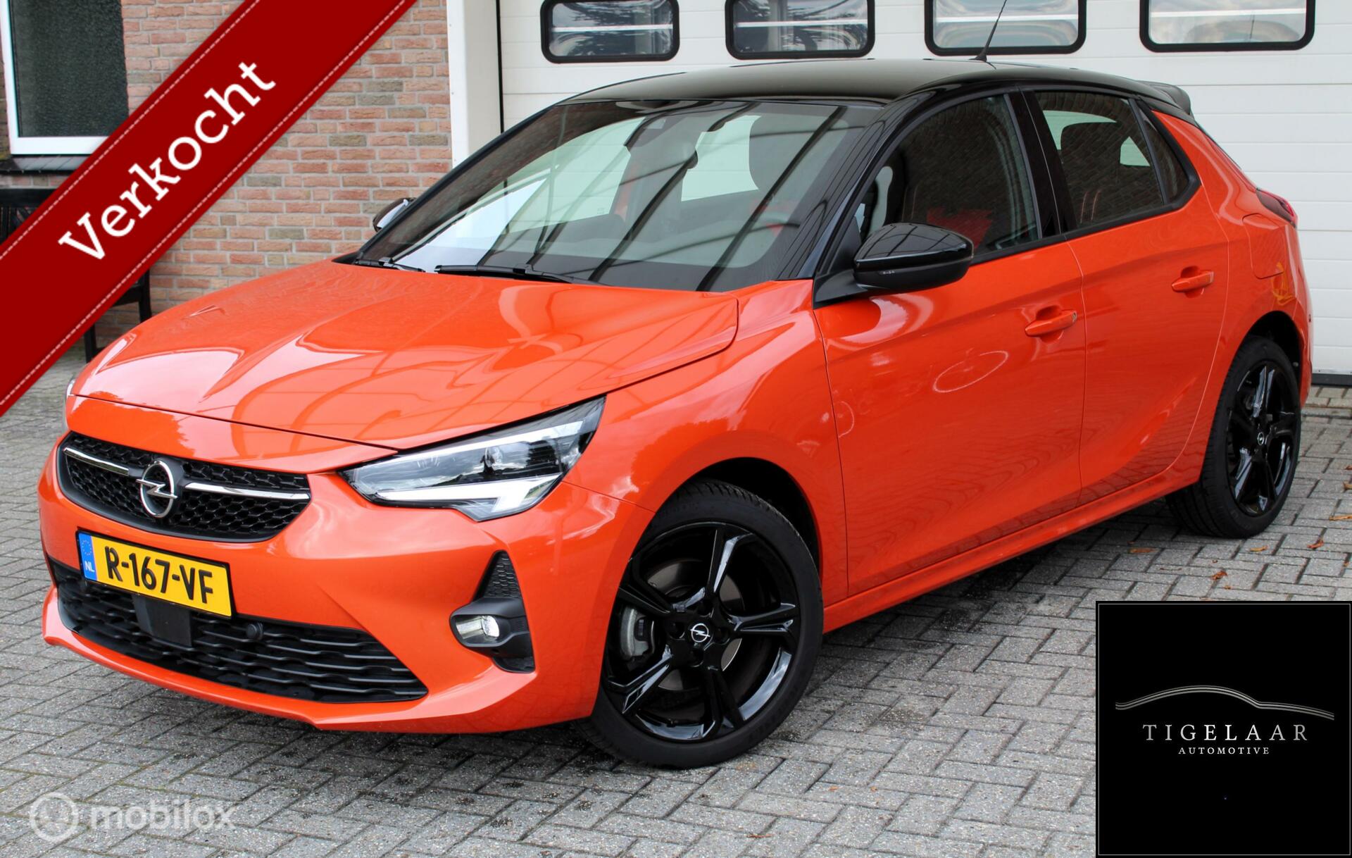 Opel Corsa 1.2 GS Line automaat 19dkm Sportief stoer!! 2021 - voorkant