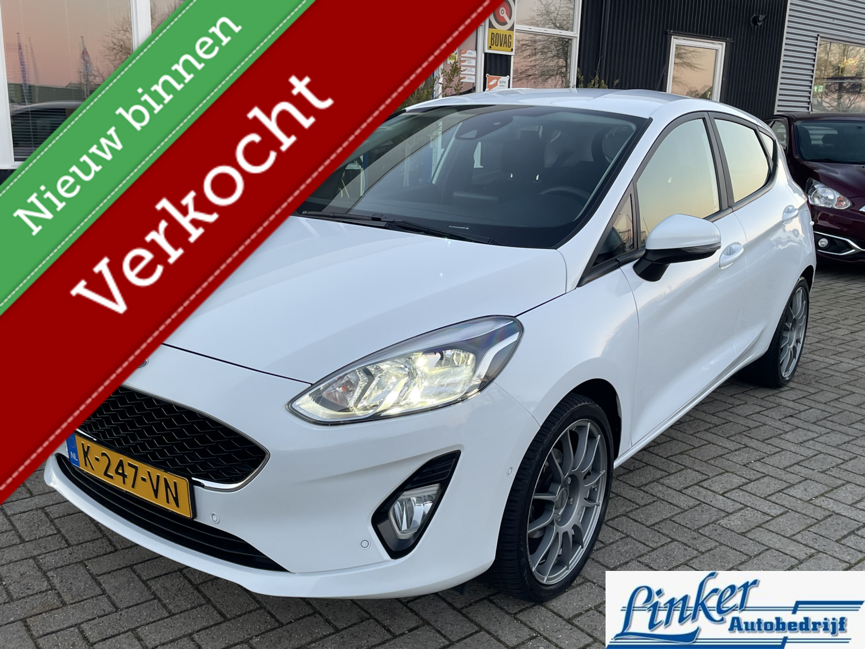 Ford Fiesta 1.0 EcoBoost Connected - NL-AUTO LM VELGEN AIRCO 2021 - voorkant