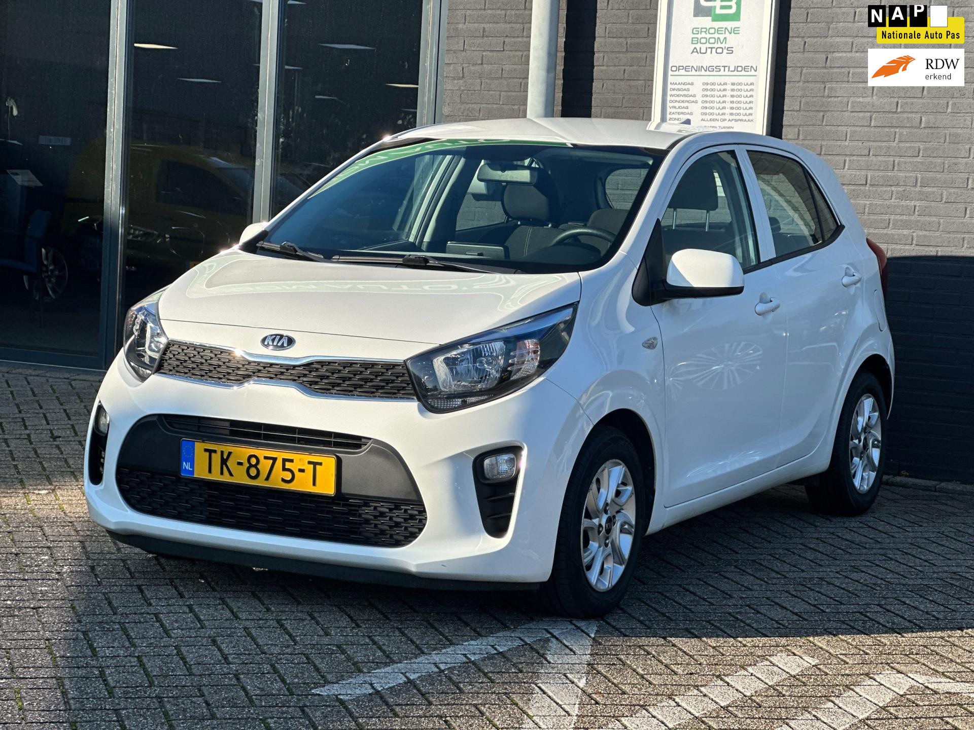 Kia Picanto 1.0 CVVT ComfortPlusLine Navigator/CAMERA/AIRCO/5-DRS/NETTE STAAT!! 2018 - voorkant