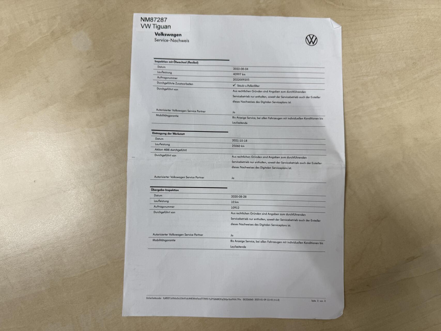 Foto van Volkswagen Tiguan