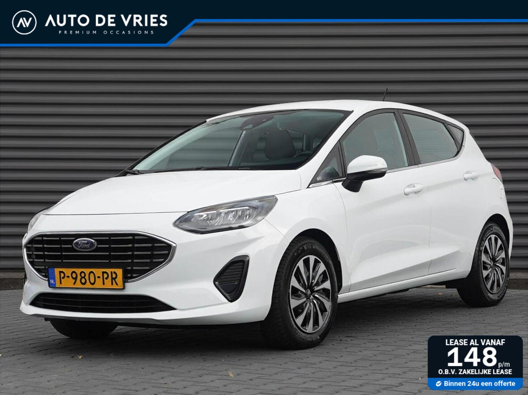 Ford Fiesta 1.0 EcoBoost Hybrid 125pk Titanium | Airco | Navigatie | Cruise control 2022 - voorkant