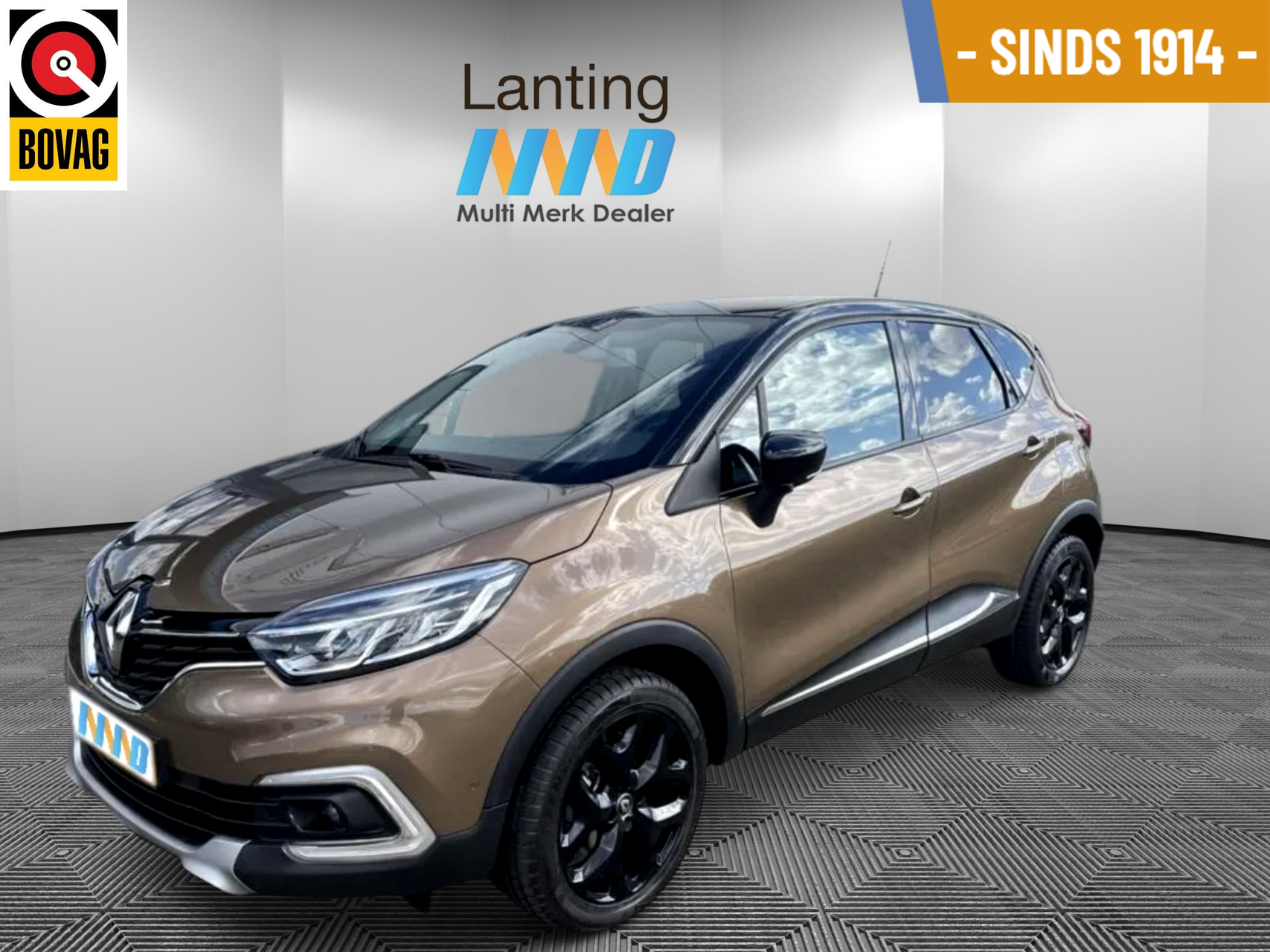 Renault Captur 0.9 TCe Edition One cruise, airco, leer 2017 - voorkant