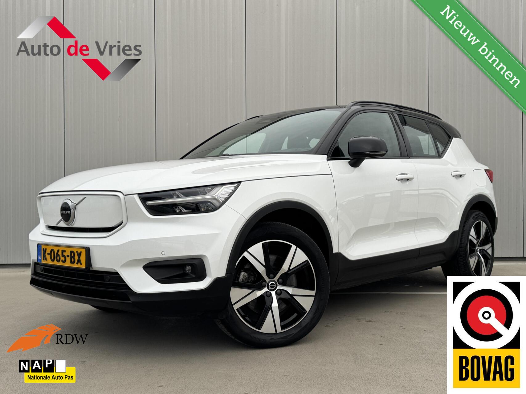 Volvo XC40 Recharge P8 AWD R-Design|Trekhaak|NL-Auto 2020 - voorkant