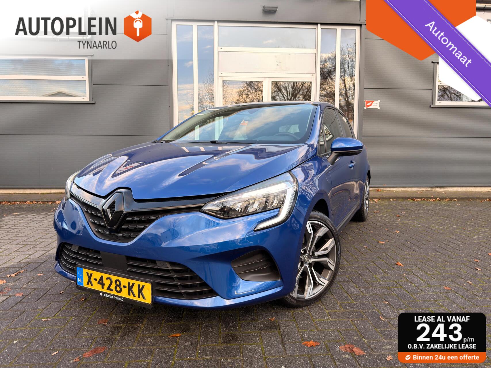 Renault Clio 1.6 E-Tech Hybrid 140 Zen Automaat|Carplay|Stoleverwarming|PDC|Cruise| 2021 - voorkant