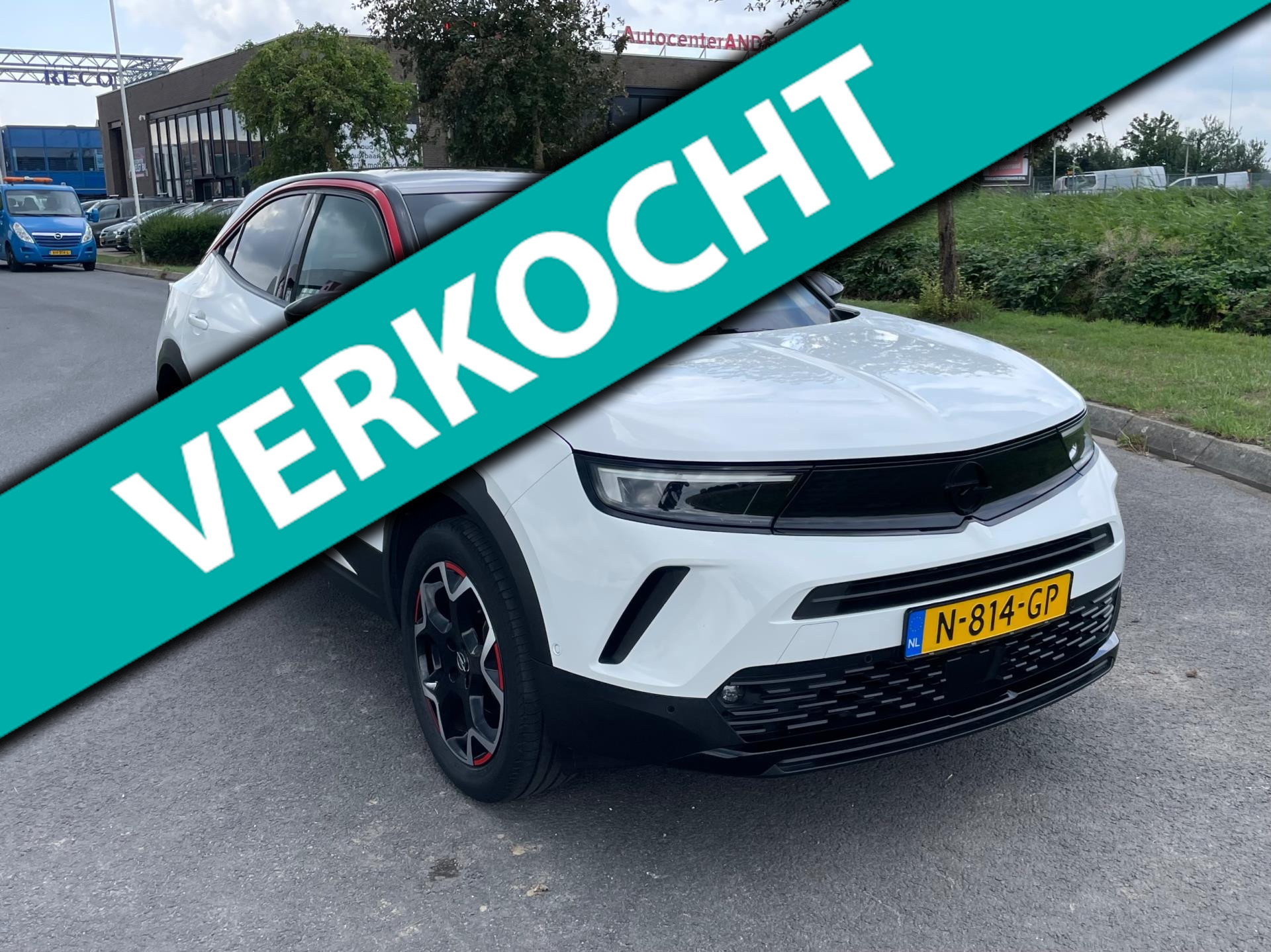 Opel Mokka 1.2 Turbo GS Line, Aut, GEEN IMPORT, Acc, Stoelverw, Cam, Navi, Pdc, Nap, Dealer oh! 2021 - voorkant