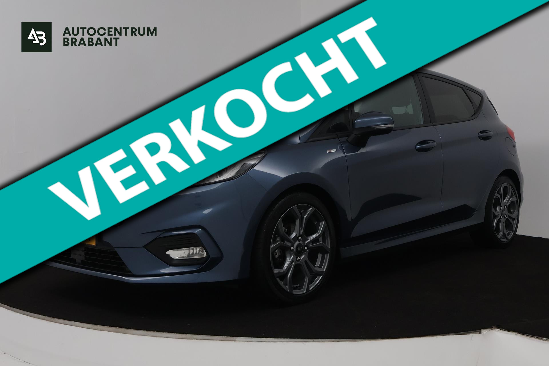 Ford Fiesta 1.0 EcoBoost ST-Line X (STOEL/STUUR VERWARMING, PARKEERSENSOREN, CRUISE CONTROL, NAVIGATIE) 2021 - voorkant