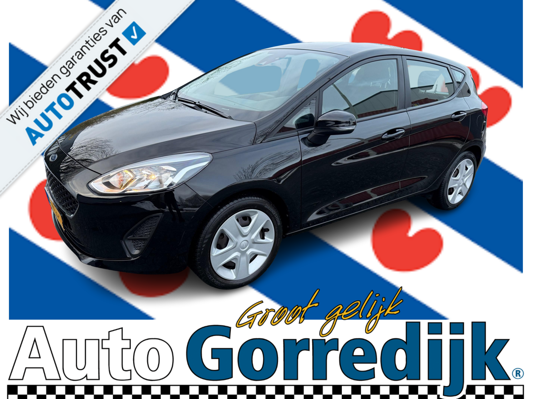 Ford Fiesta 1.1 Trend AICO,CRUISE,PDC 2019 - voorkant