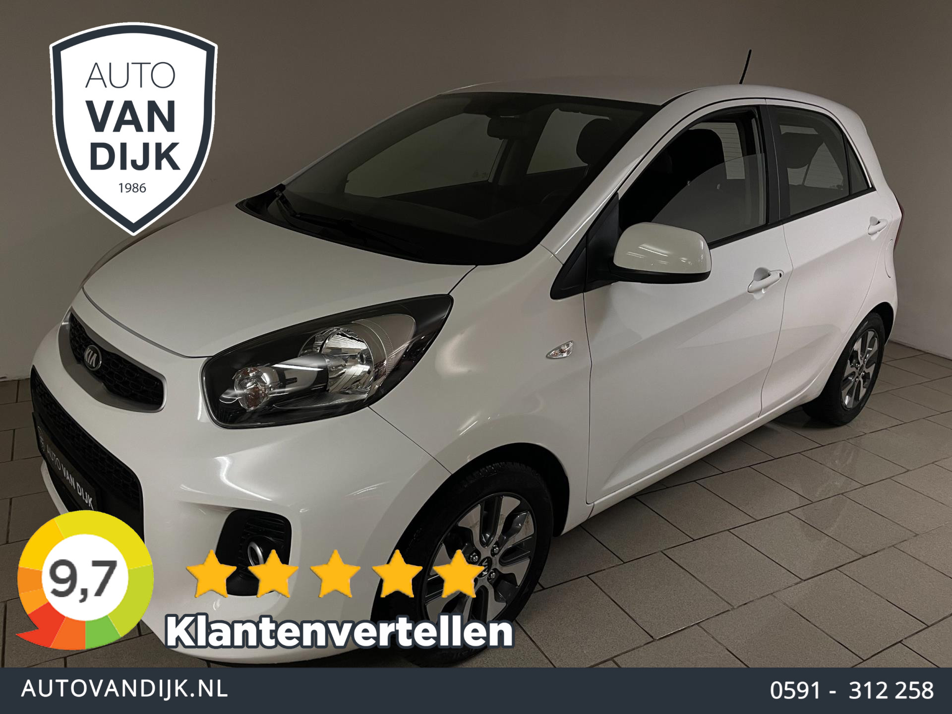 Kia Picanto 1.0 CVVT EconomyPlusLine 2016 - voorkant