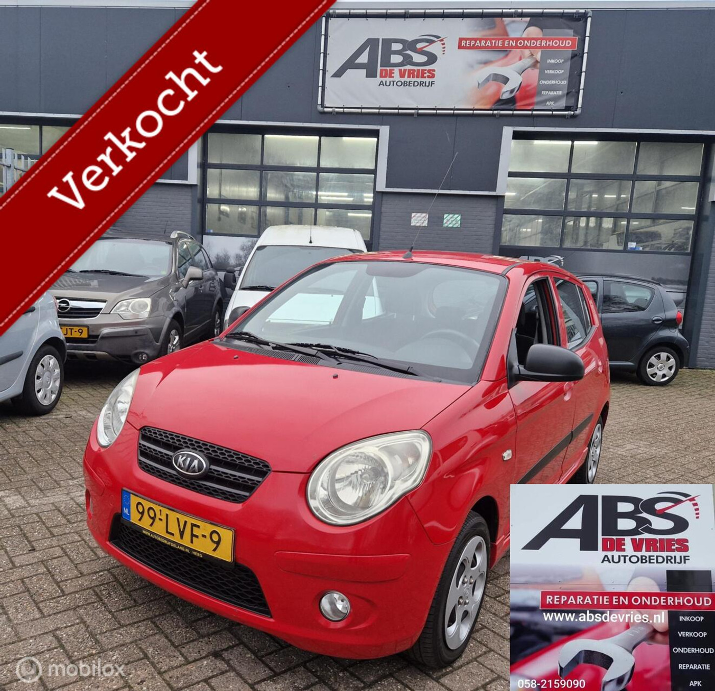 Kia Picanto 1.0 Seven AIRCO APK JUNI 2026 2010 - voorkant