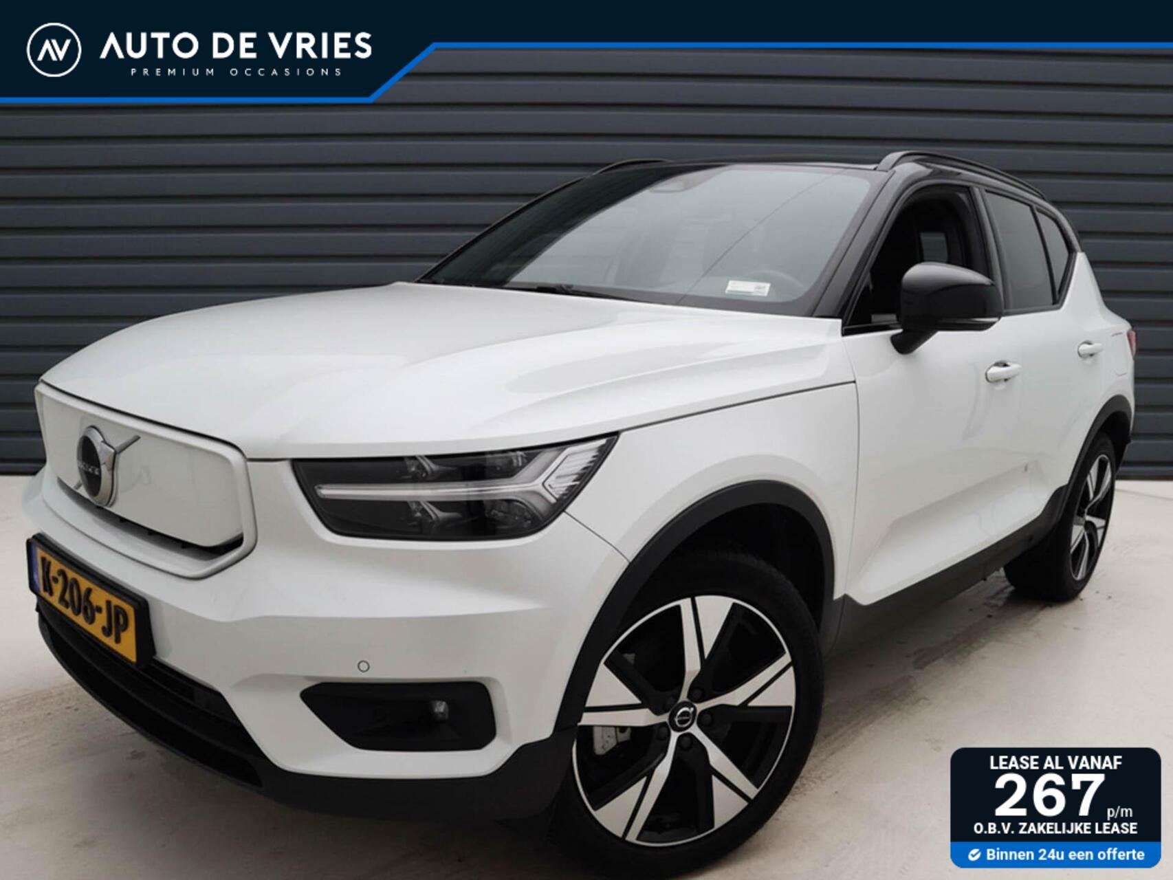 Volvo XC40 Recharge P8 408pk AWD R-Design | SOH 90% | Camera | Winterpakket | Trekhaak 2020 - voorkant
