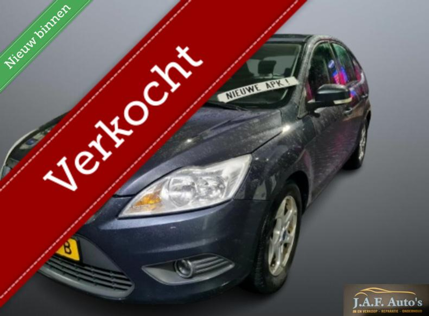 Ford Focus 1.6 Airco Cruise Trekhaak Nw Apk Groot onderhoud! 2009 - voorkant