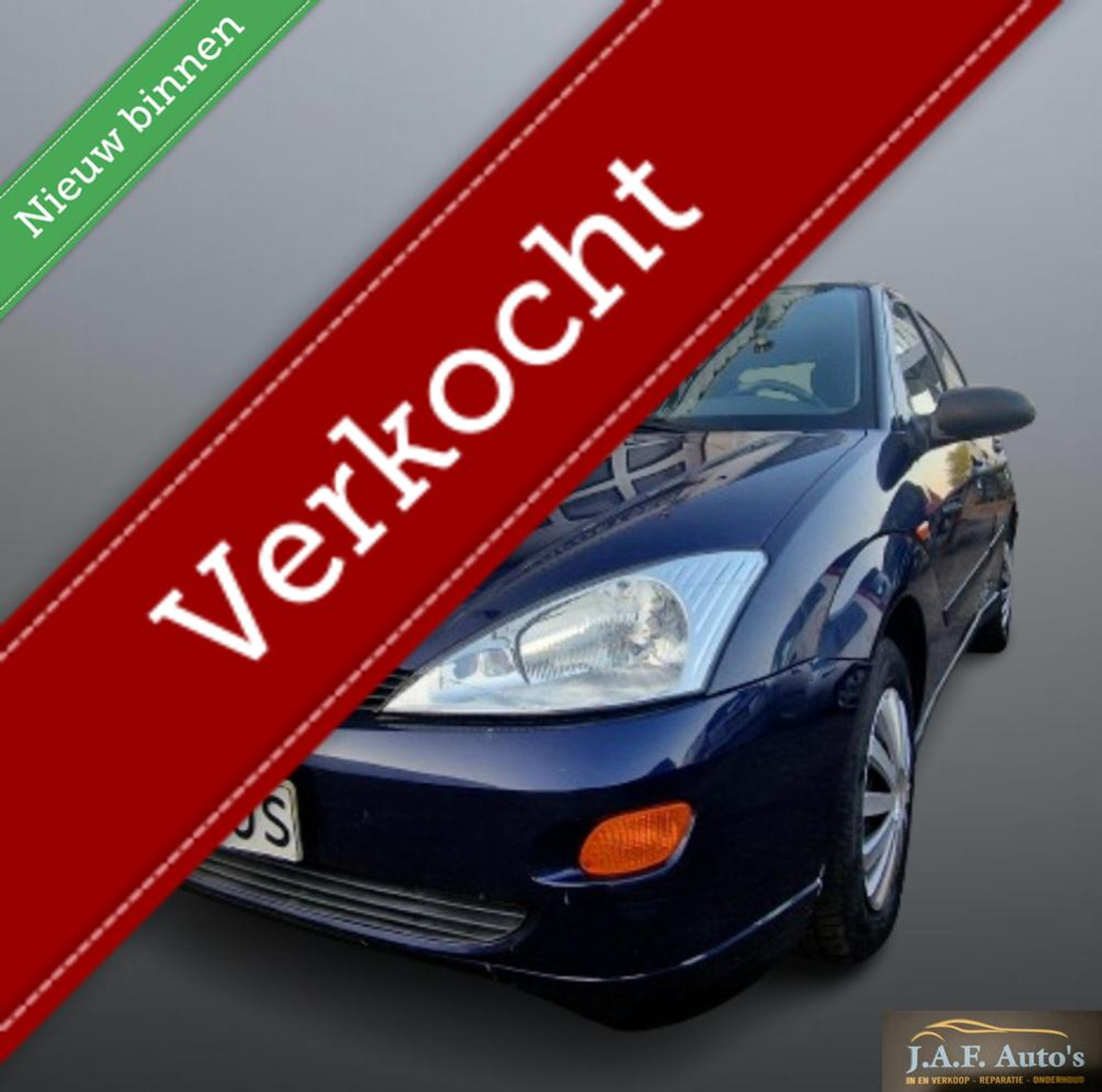 Ford Focus 1.6 5 deurs nieuwe apk Trekhaak koopje! 1999 - voorkant