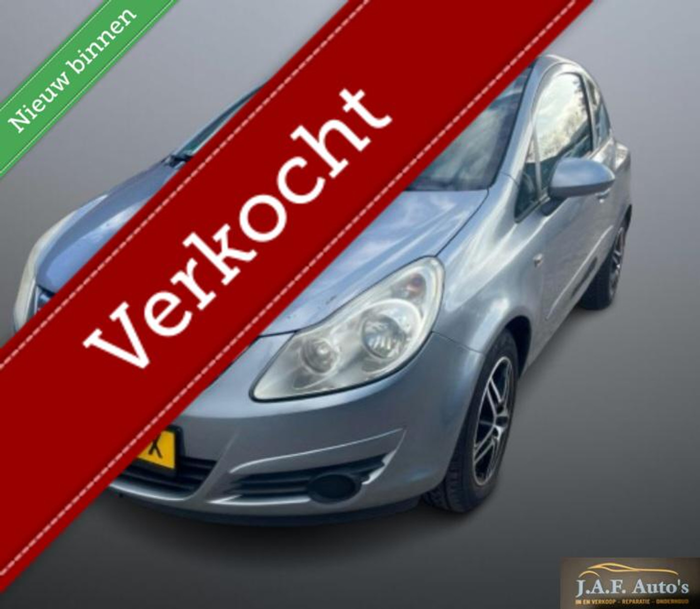Opel Corsa 1.0-12V LMV Elek pakket Airco Nieuwe APK! 2007 - voorkant
