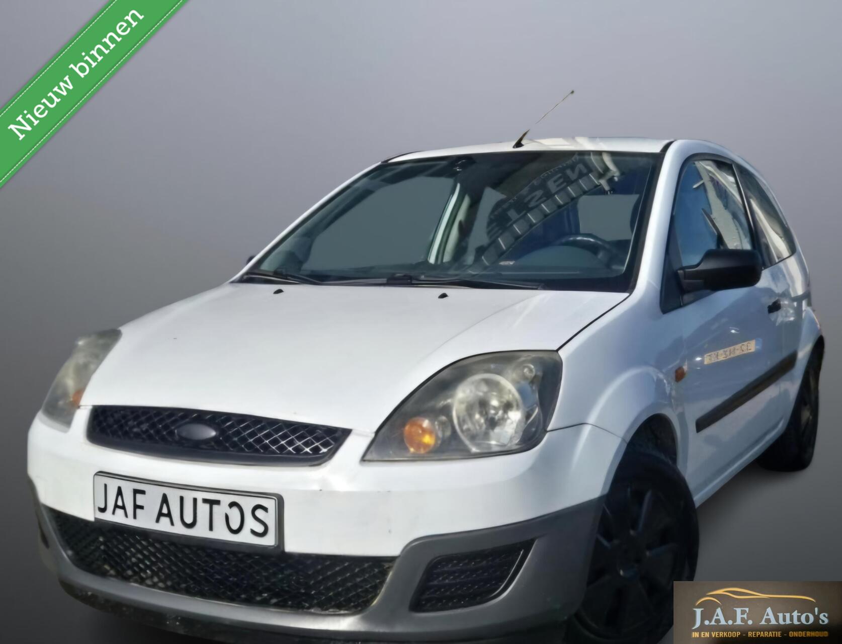 Ford Fiesta 1.4 TDCi  Zeer zuinig leder nieuwe apk! 2007 - voorkant
