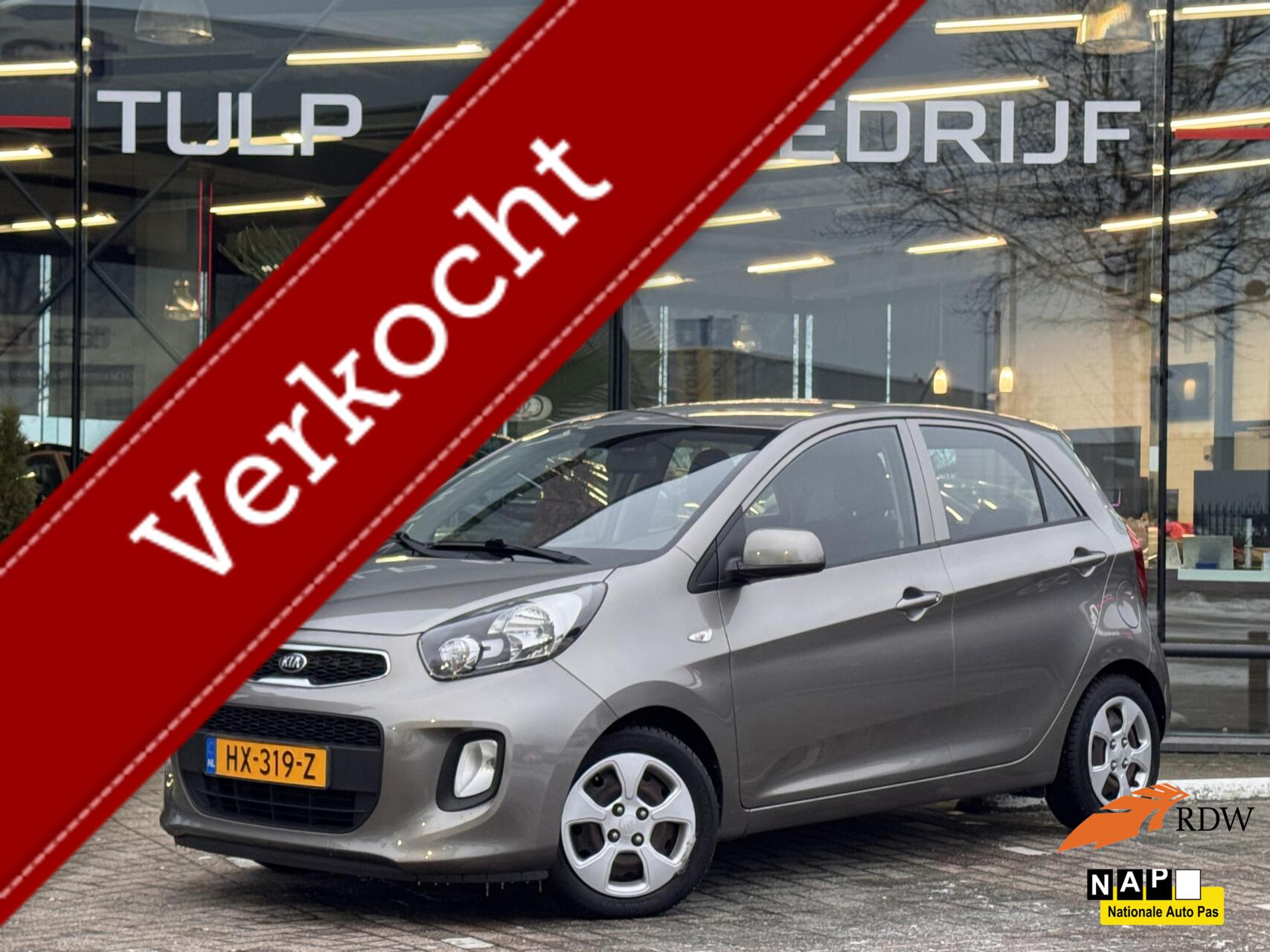 Kia Picanto 1.0 CVVT ComfortLine 5Drs Airco 100% onderhouden 2016 - voorkant