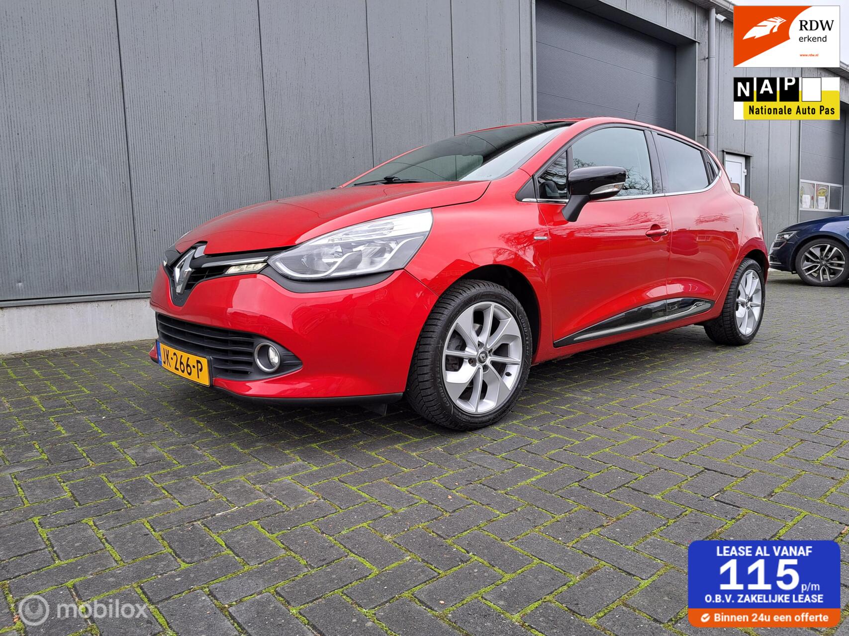 Renault Clio 0.9 TCe Eco2 Limited 2016 - voorkant