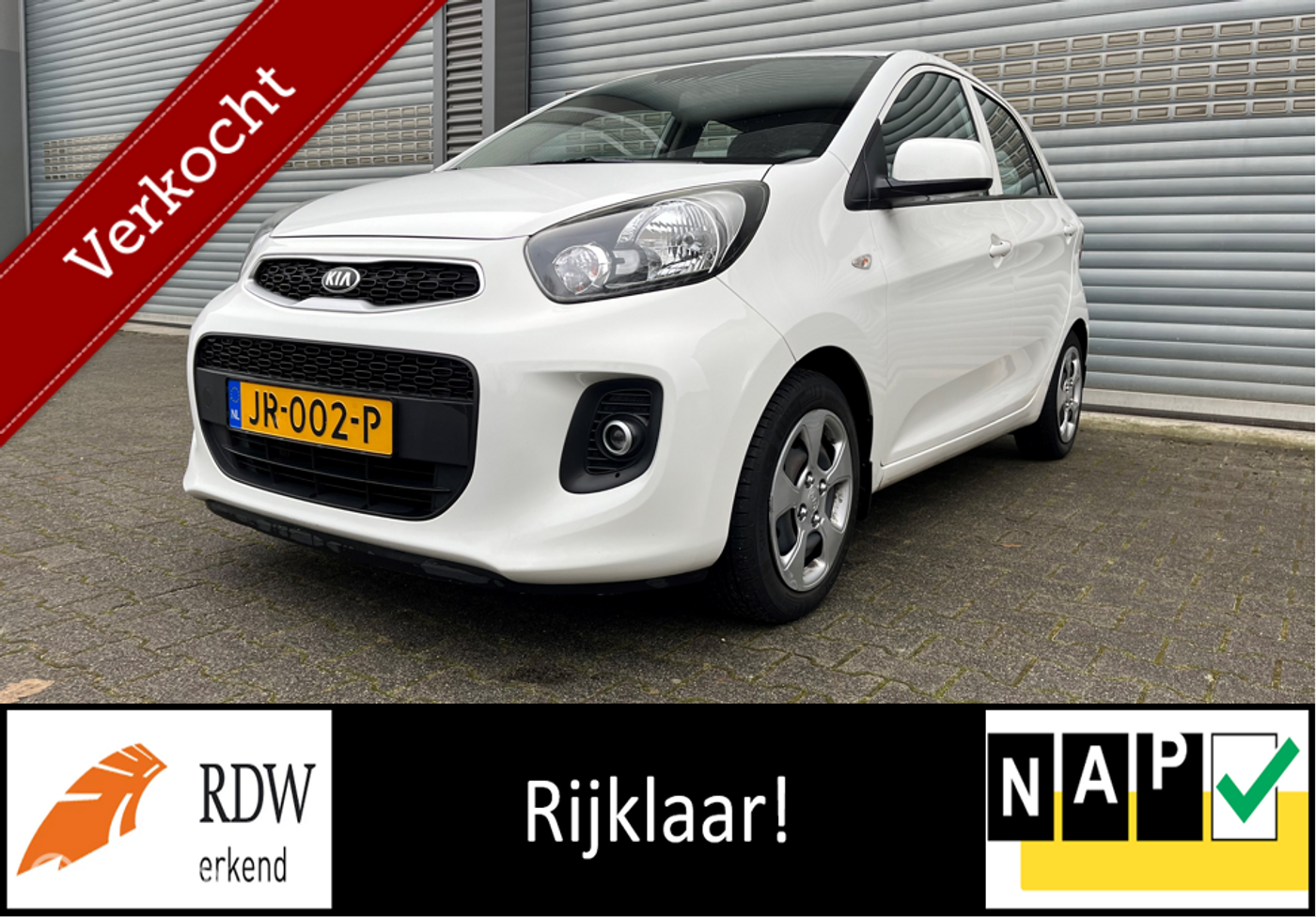 Kia Picanto 1.0 CVVT ZGAN*Airco*Isofix*Trekhaak 2016 - voorkant
