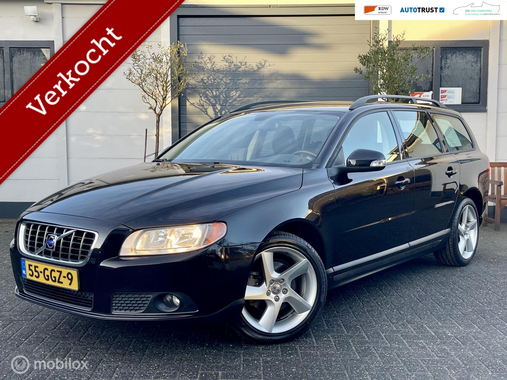 Volvo V70 2.0 Kinetic|RIJKLAAR|1E EIG|DLR OH|LEER|YOUNGTIMER 2008 - voorkant