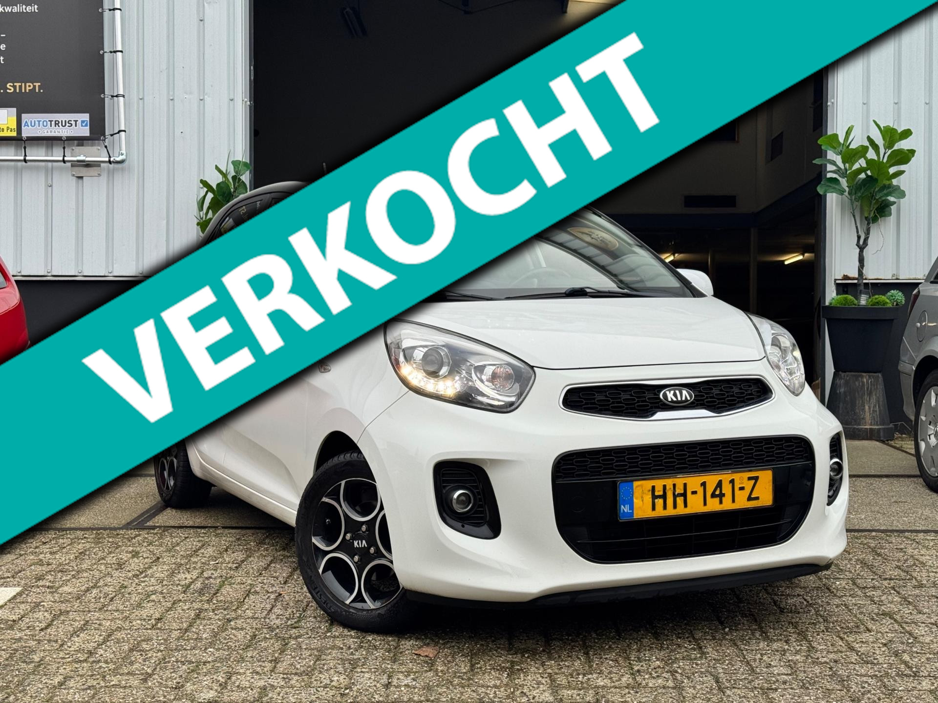 Kia Picanto 1.2 | CVVT | DynamicLine | LUXE UITVOERING | AIRCO | ELEKTRISCHE RAMEN | LEER | 2016 | NAP | LAGE KM | 2016 - voorkant