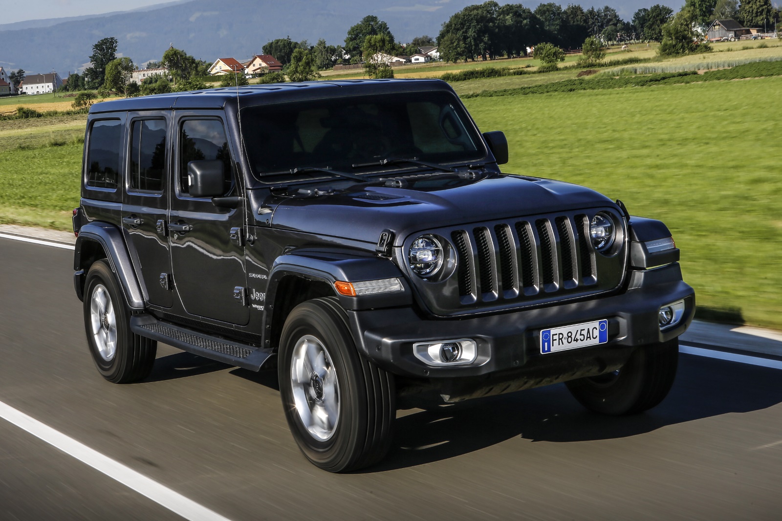 Jeep Wrangler Unlimited 4xe 380 Sahara 2021 - voorkant