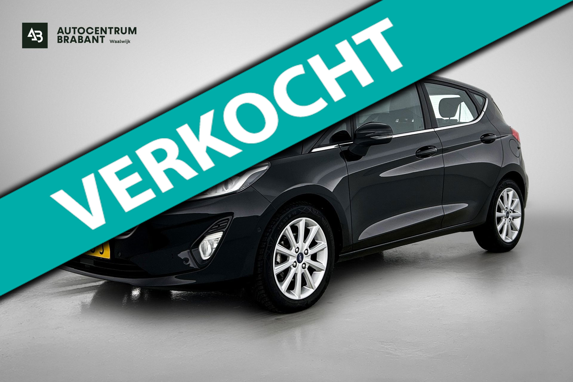 Ford Fiesta 1.0 EcoBoost Titanium Business (B&O SOUND, CAMERA, CARPLAY, 1e EIGENAAR, PARKEERSENSOREN, GOED ONDERHOUDEN)) 2017 - voorkant