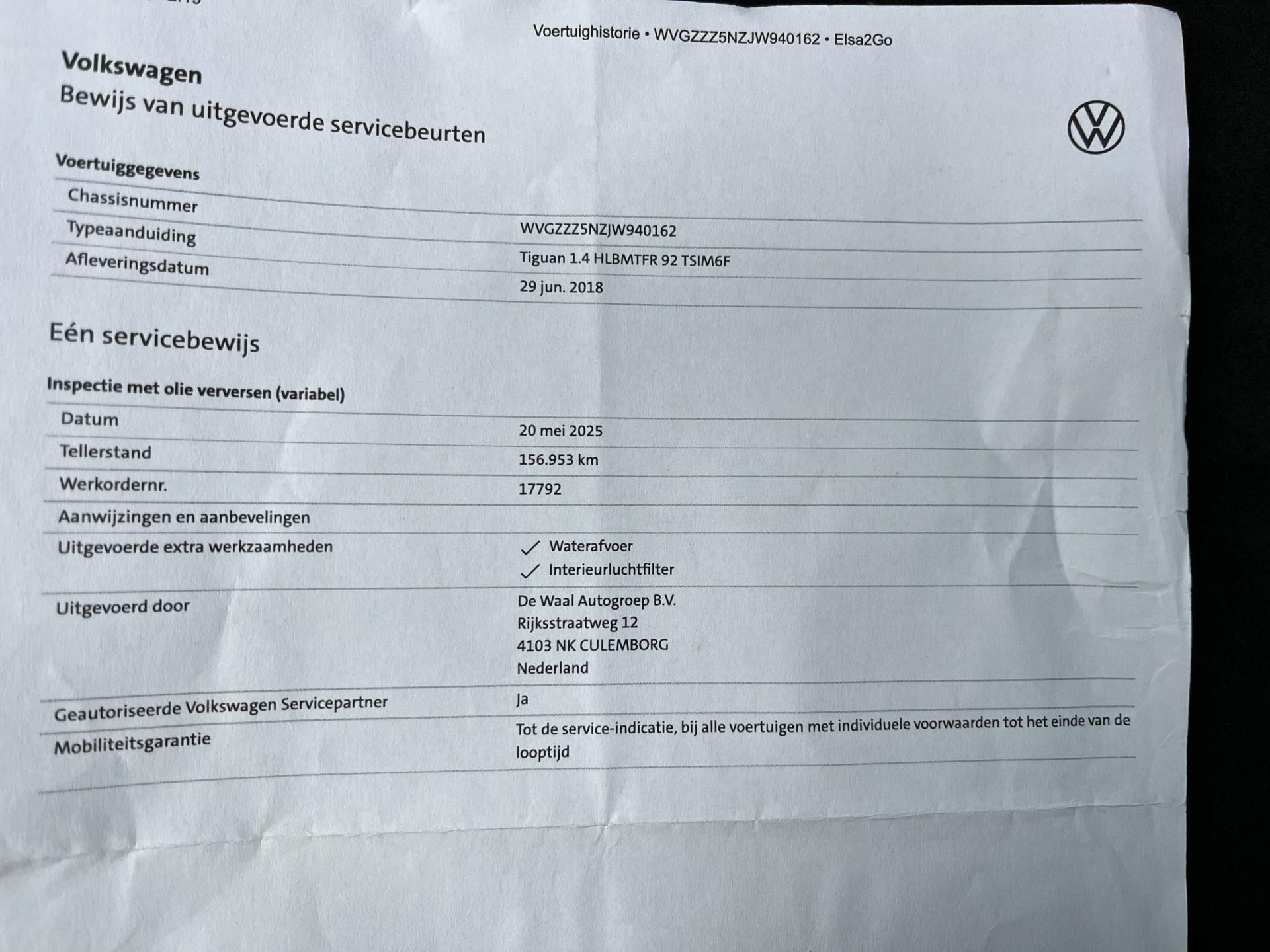 Foto van Volkswagen Tiguan