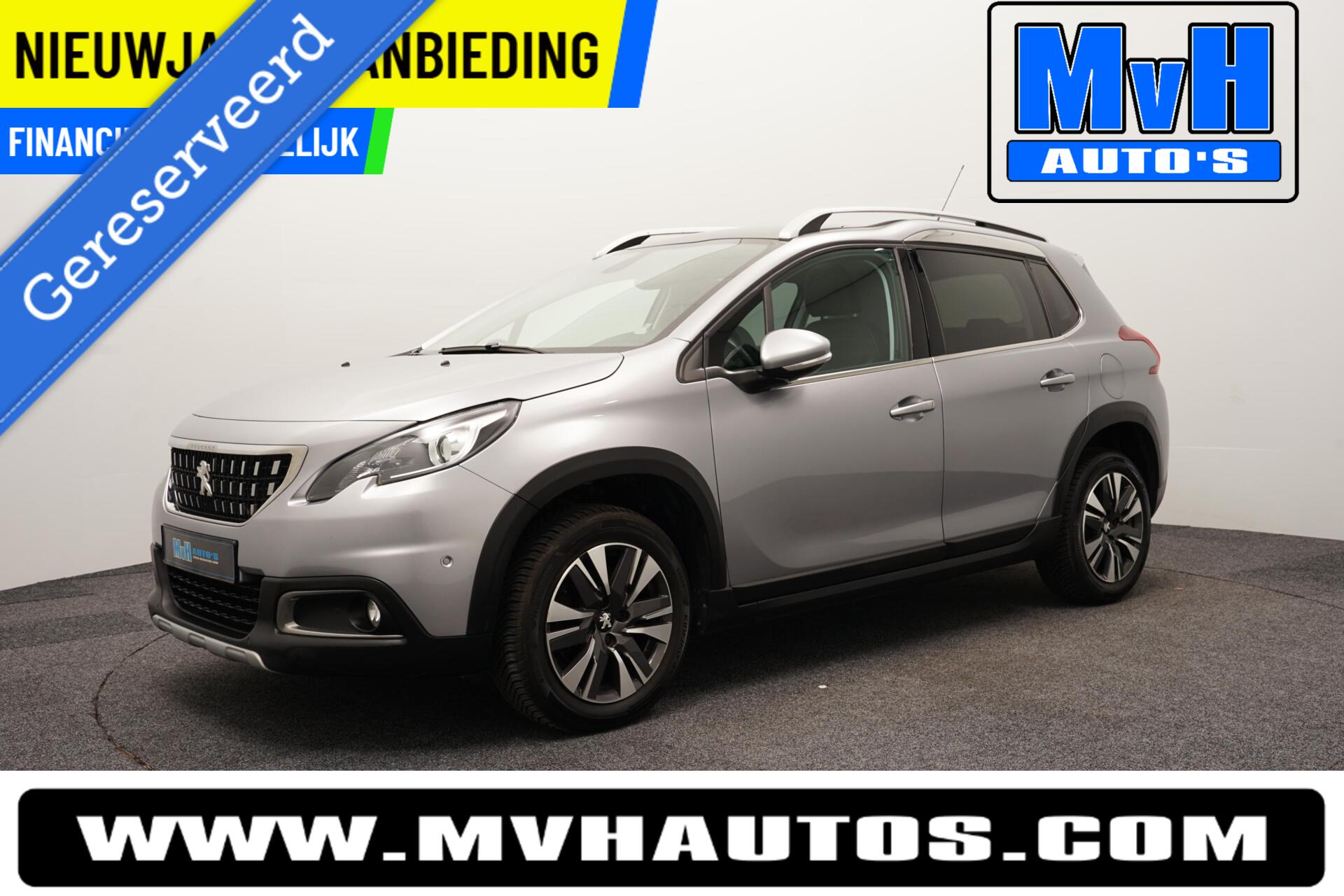 Peugeot 2008 1.2 PureTech Allure|AUTOMAAT|PANO|CLIMA|CARPLAY 2017 - voorkant