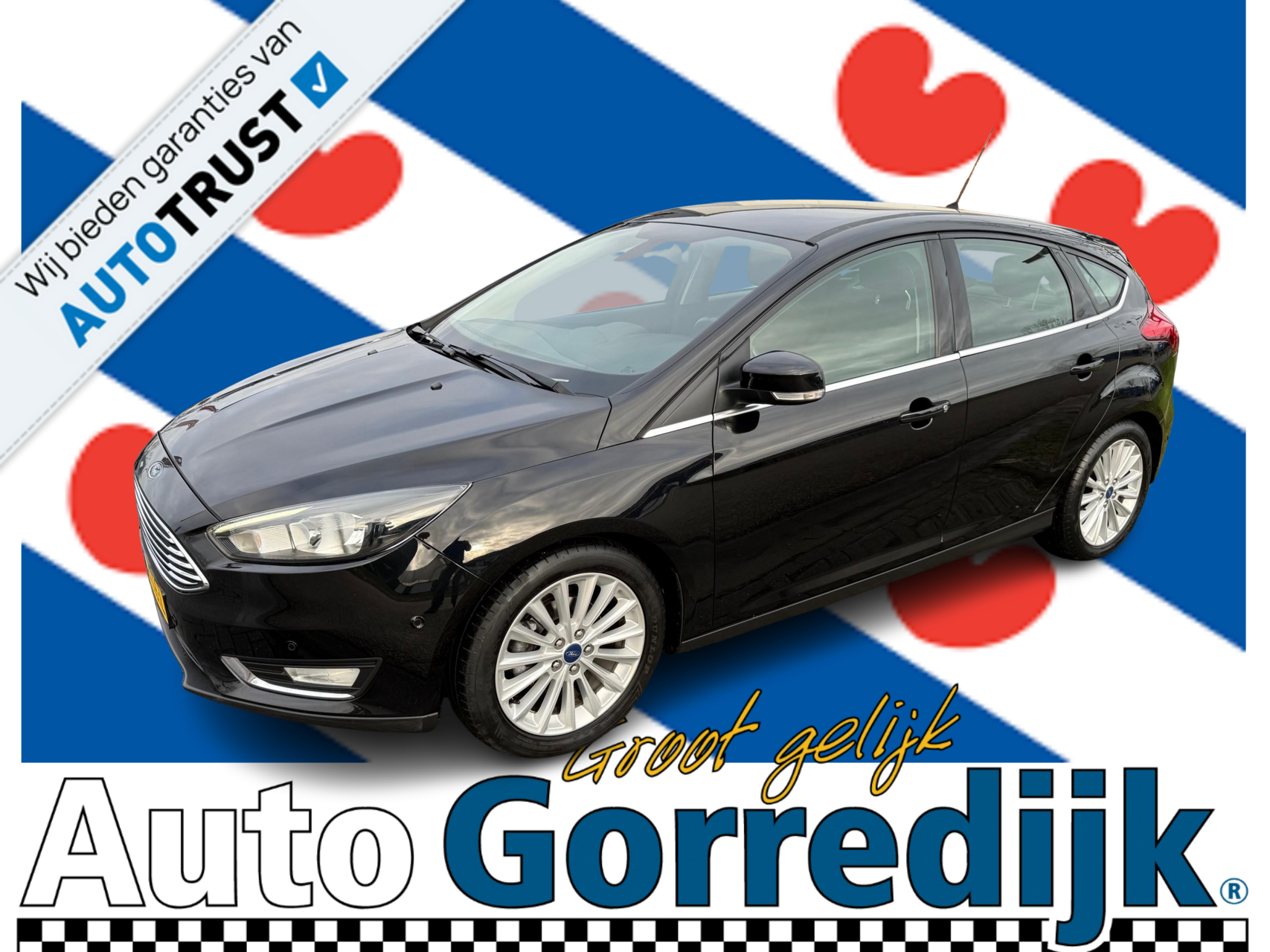 Ford Focus 1.0 Titanium Edition NAVI,CRUISE,TREKHAAK 2015 - voorkant