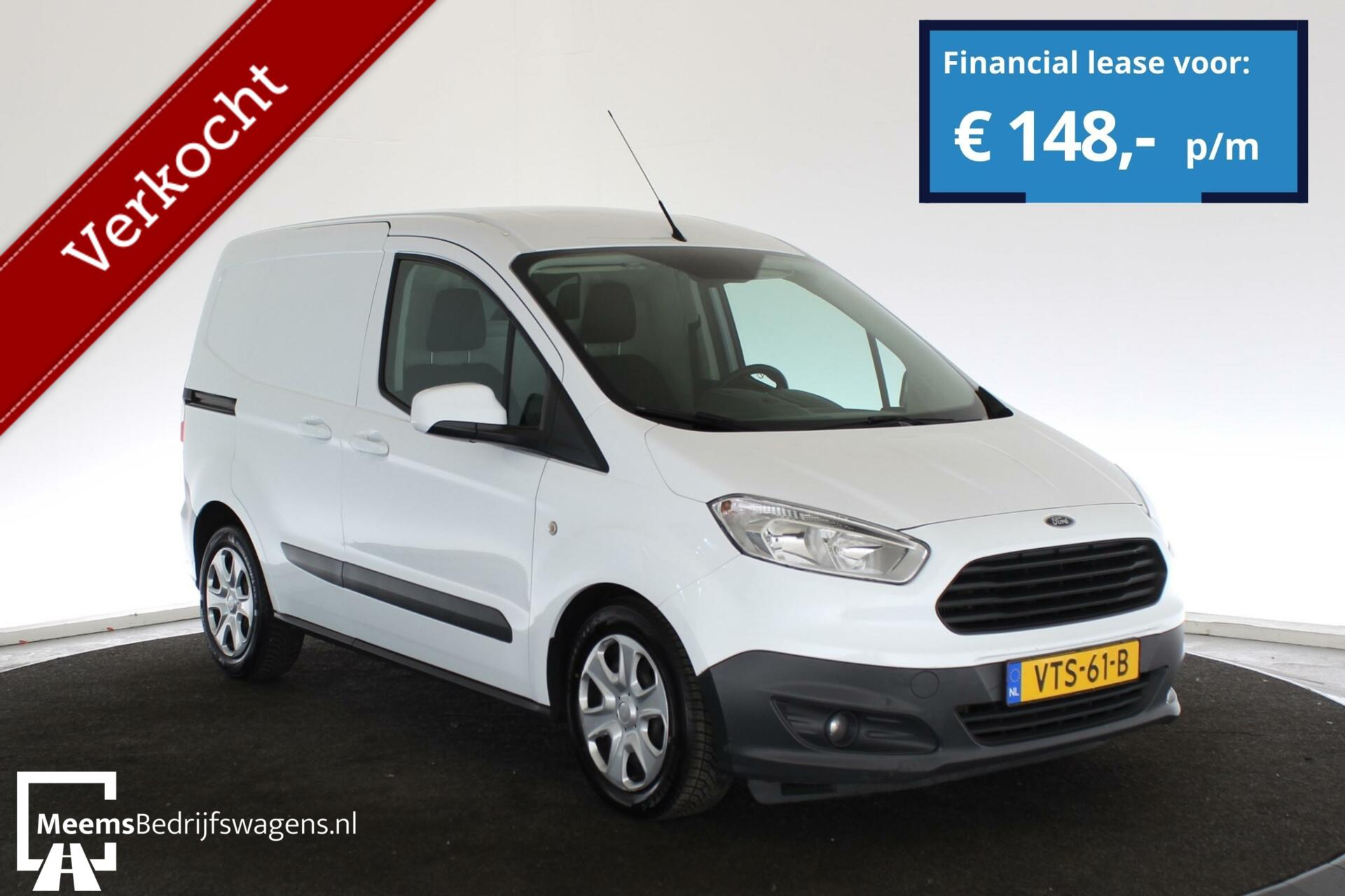 Ford Transit Courier Airco Cruise Stoelverw Bleut 1.5 TDCI 2018 - voorkant