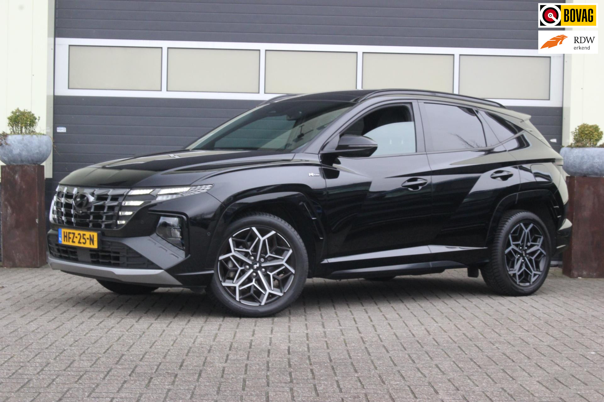 Hyundai Tucson 1.6 T-GDI HEV N Line Sky | Trekhaak | 2021 - voorkant