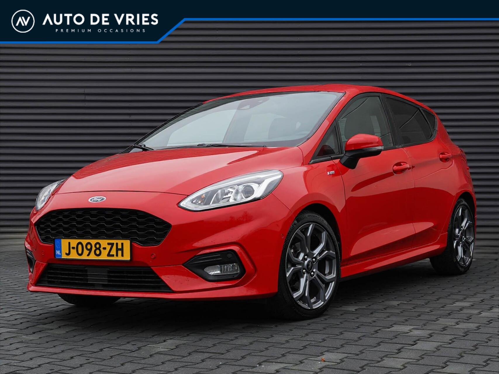 Ford Fiesta 1.0 EcoBoost Automaat 125pk ST-Line | B&O sound | Camera | Trekhaak 2020 - voorkant
