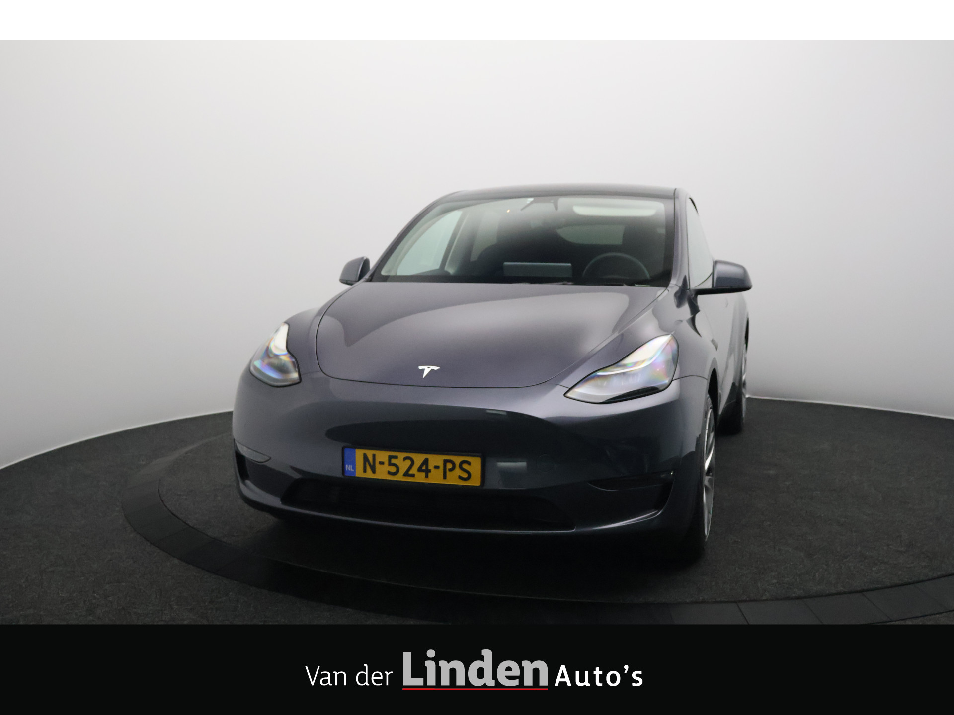 Tesla Model Y Long Range AWD 75 kWh SOH 91,9% | Afneembare Trekhaak | Warmtepomp 2021 - voorkant