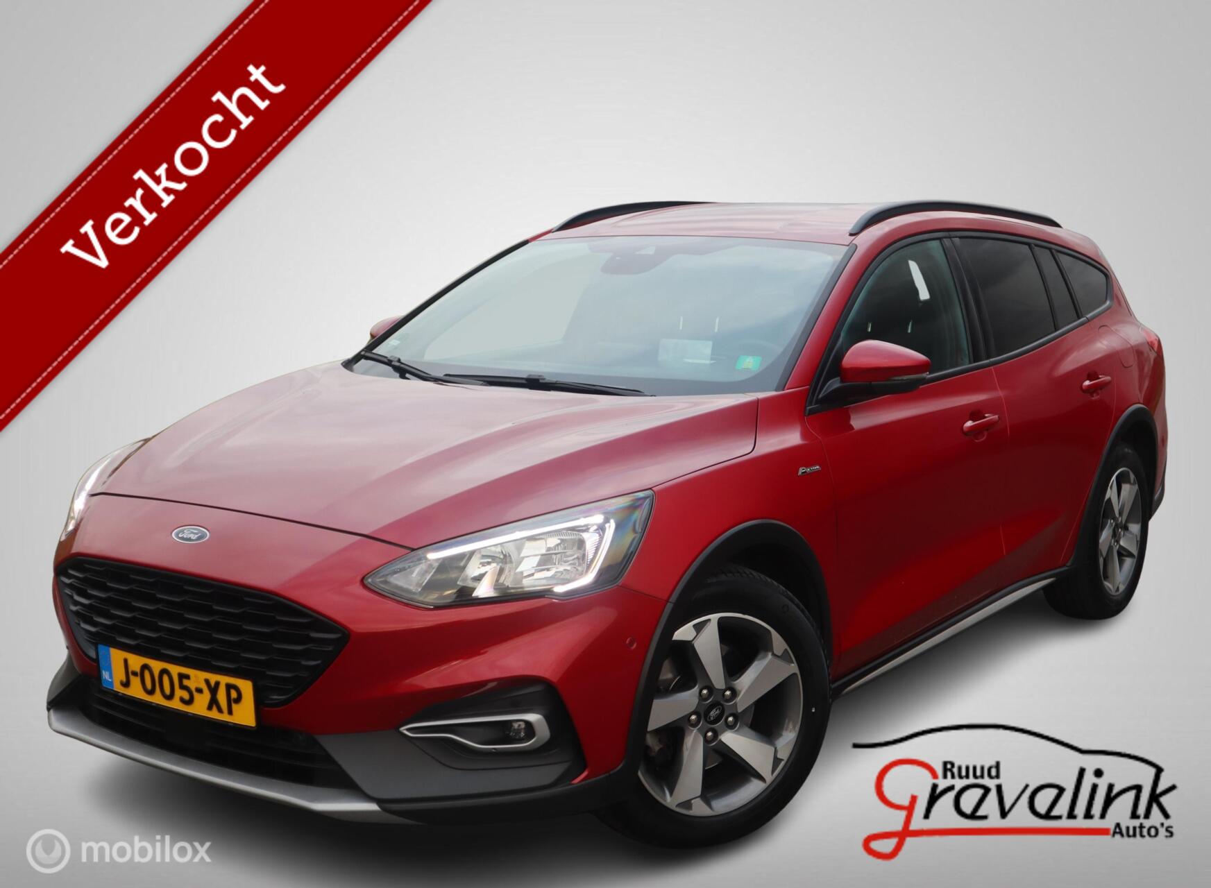 Ford Focus Active X Business EcoBoost Hybrid 125 PK H6 Navigatie Parkassist Stoel-Stuurverwarming Trekhaak Camera 2020 - voorkant