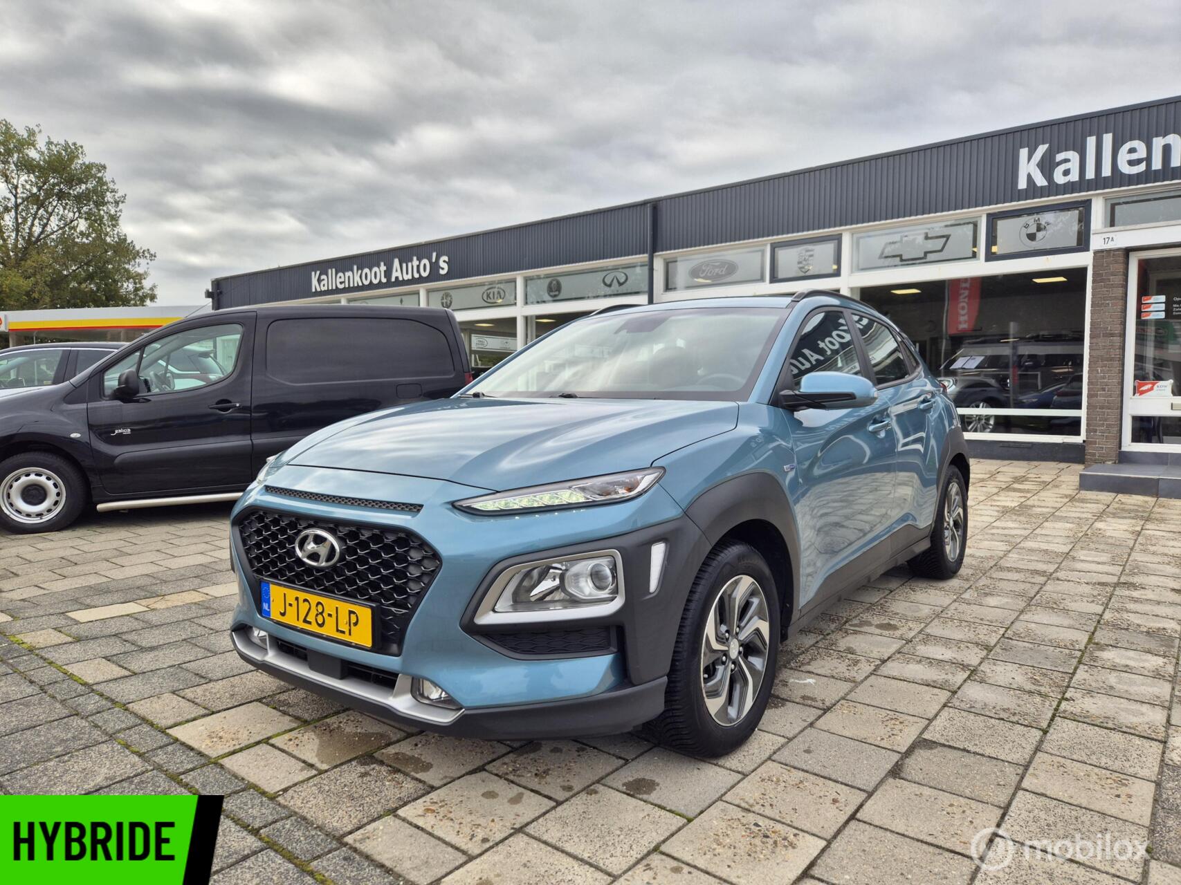 Hyundai Kona 1.6 GDI HEV Comfort, Trekhaak, Navi, Carplay 2020 - voorkant
