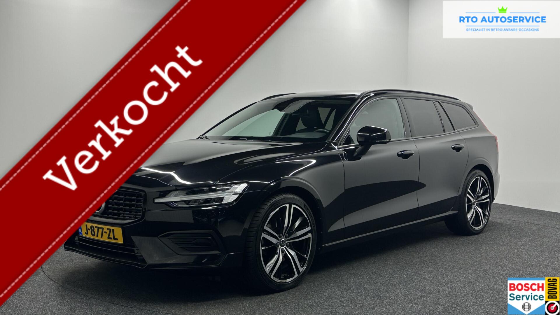 Volvo V60 2.0 B3 Momentum Advantage LEER TREKHAAK STUUR/STOELVERWARMING NAVI CARPLAY. 2020 - voorkant