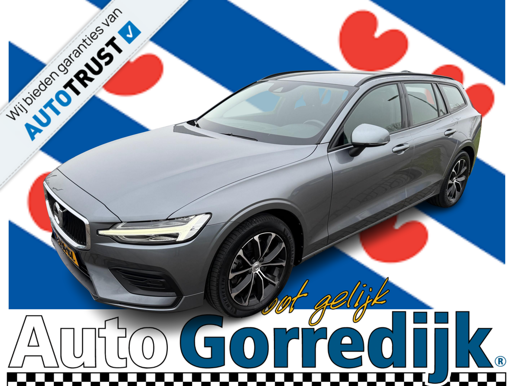Volvo V60 2.0 B3 Momentum Advantage automaat DEALER AUTO. 2021 - voorkant